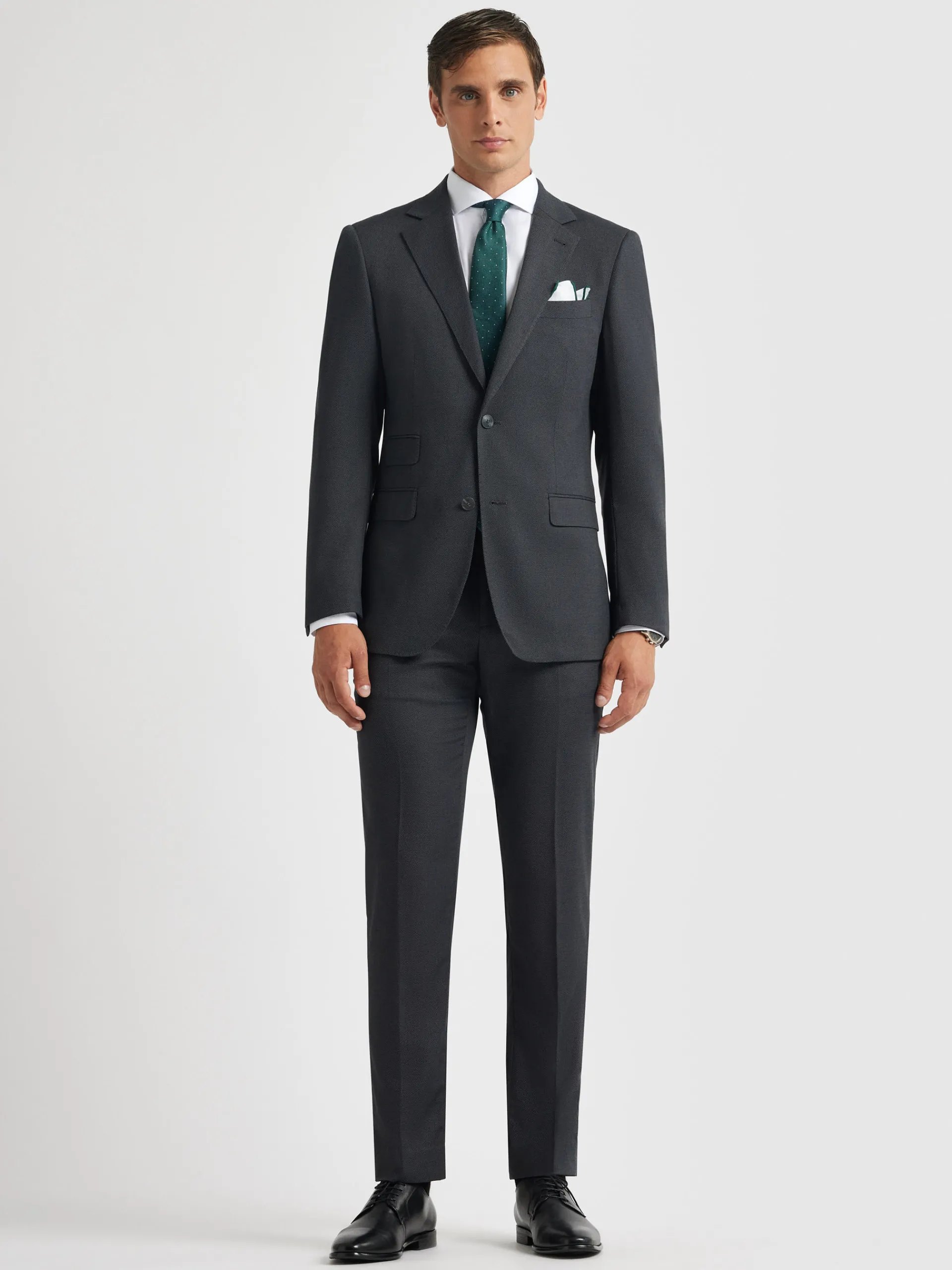 Trajes|Trajes-Alvaro Moreno AMERICANA BIRDEYE Gris