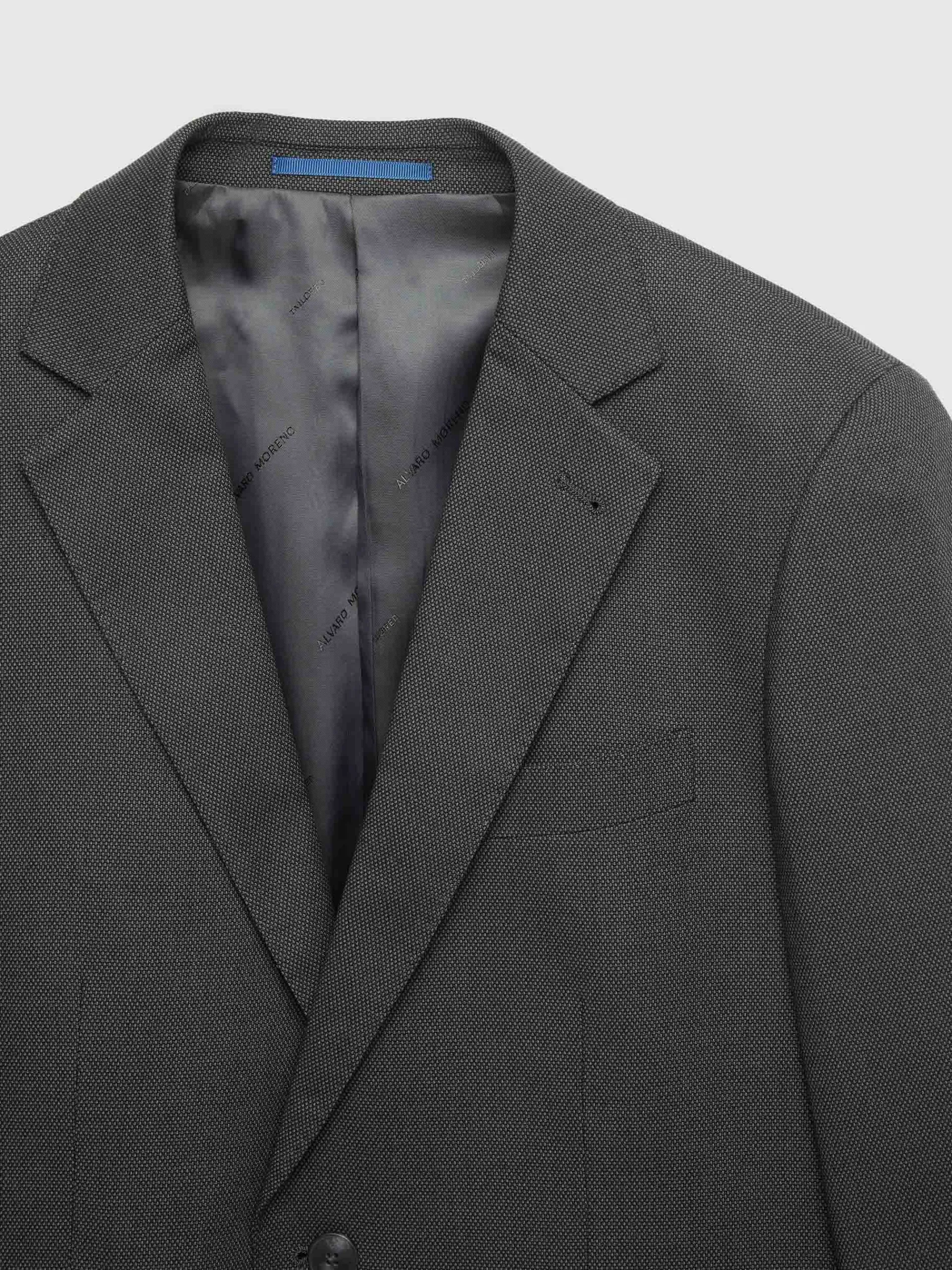 Trajes|Trajes-Alvaro Moreno AMERICANA BIRDEYE Gris