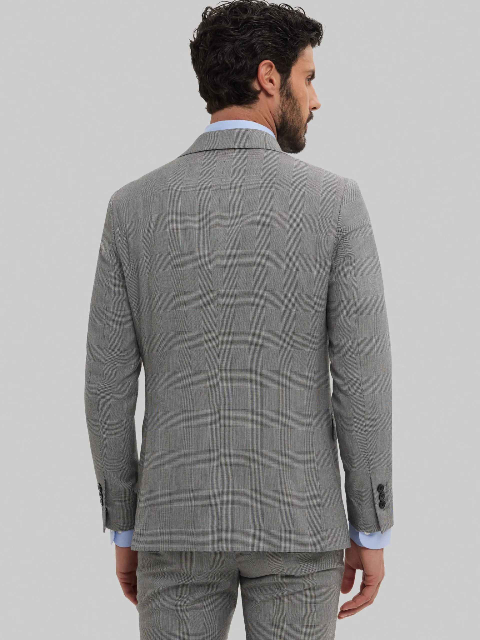 Trajes|Trajes-Alvaro Moreno AMERICANA CAPO GALES Gris