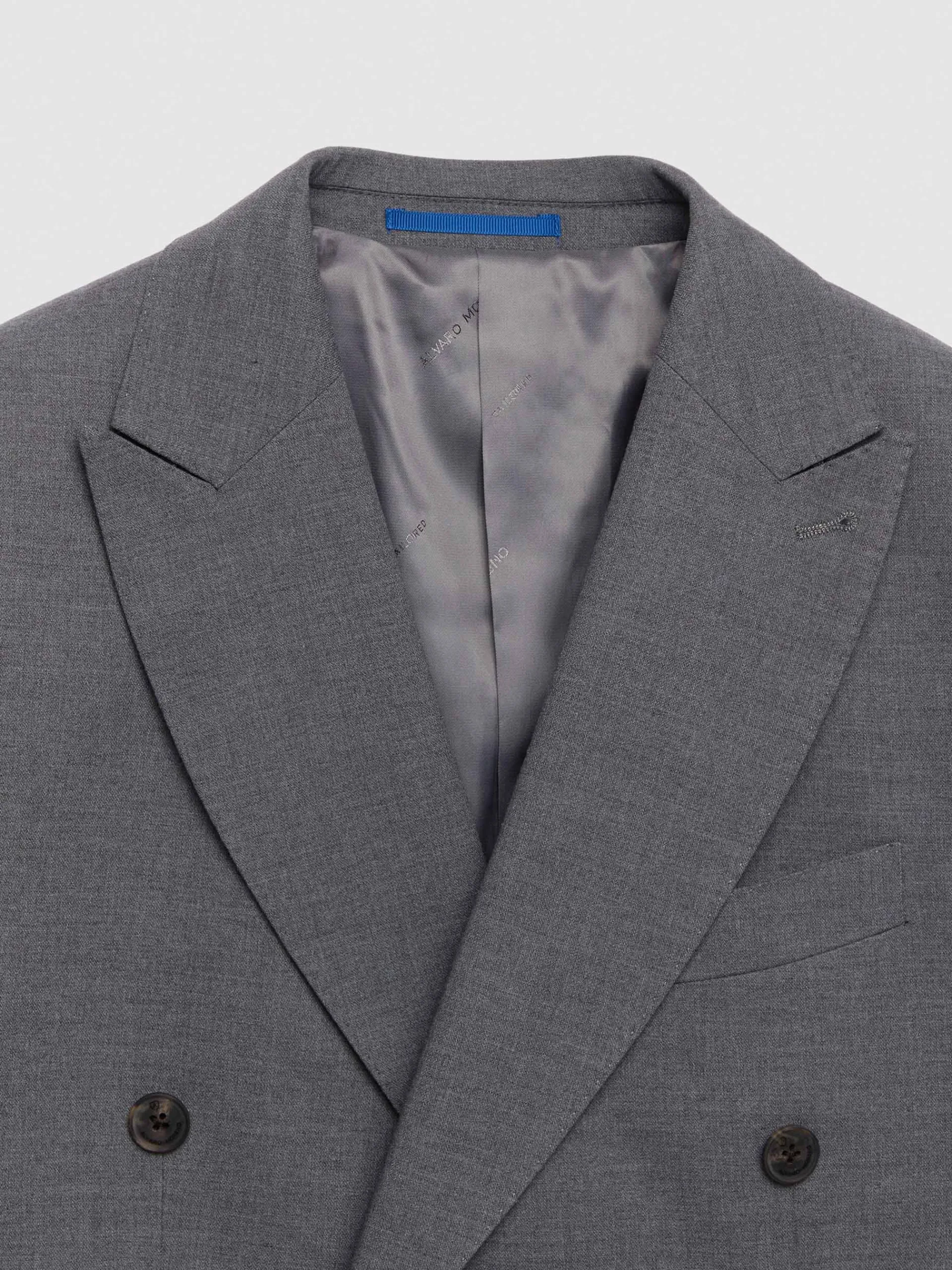 Trajes|Trajes-Alvaro Moreno AMERICANA DUOMO CRUZADO Gris