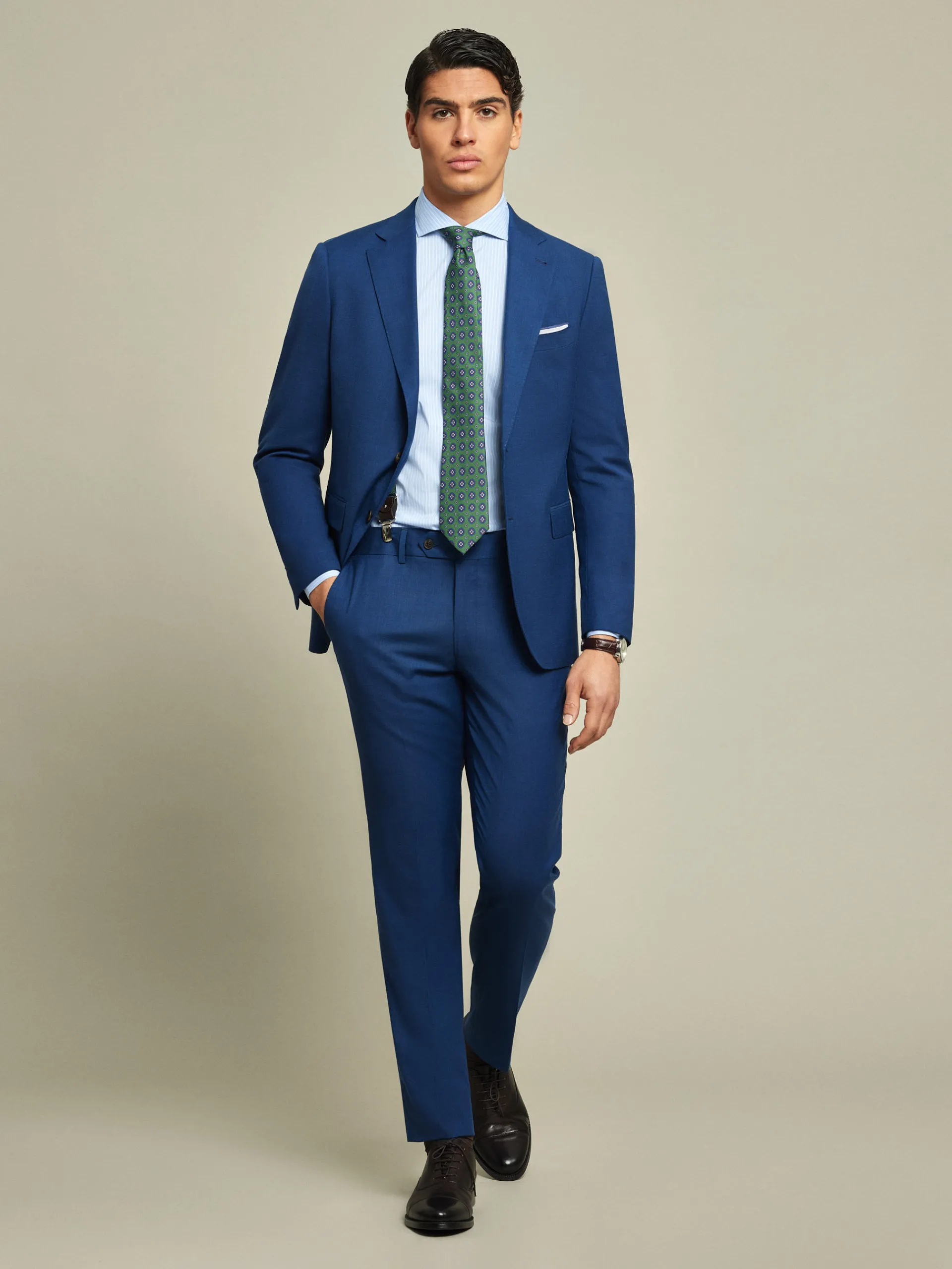 Trajes|Trajes-Alvaro Moreno AMERICANA FIL A FIL Azul