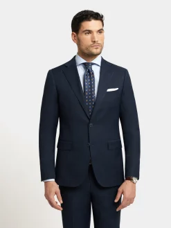 Trajes|Trajes-Alvaro Moreno AMERICANA FIL A FIL Azul Marino