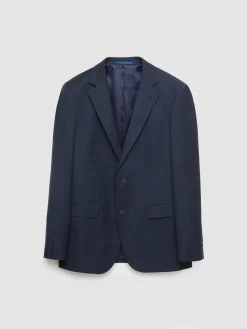 Trajes|Trajes-Alvaro Moreno AMERICANA FIL A FIL Azul Marino