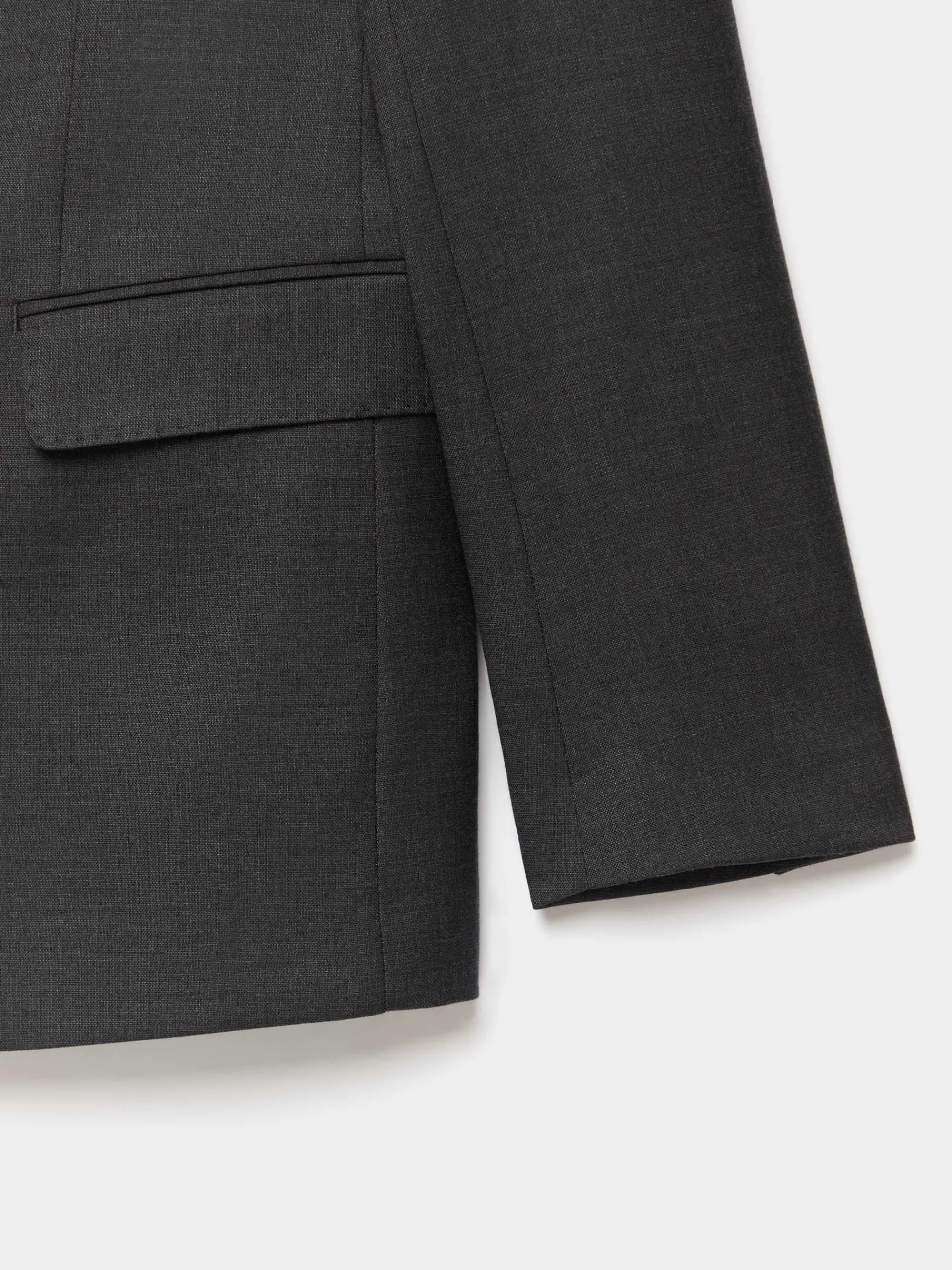 Trajes|Trajes-Alvaro Moreno AMERICANA FIL A FIL CRUZADO Gris
