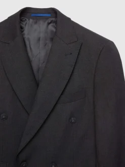 Trajes|Trajes-Alvaro Moreno AMERICANA FIL A FIL CRUZADO Gris