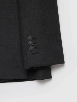 Trajes|Trajes-Alvaro Moreno AMERICANA FIL A FIL CRUZADO Gris