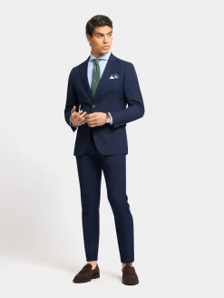 Trajes|Trajes-Alvaro Moreno AMERICANA MICRO BIRD Azul Marino