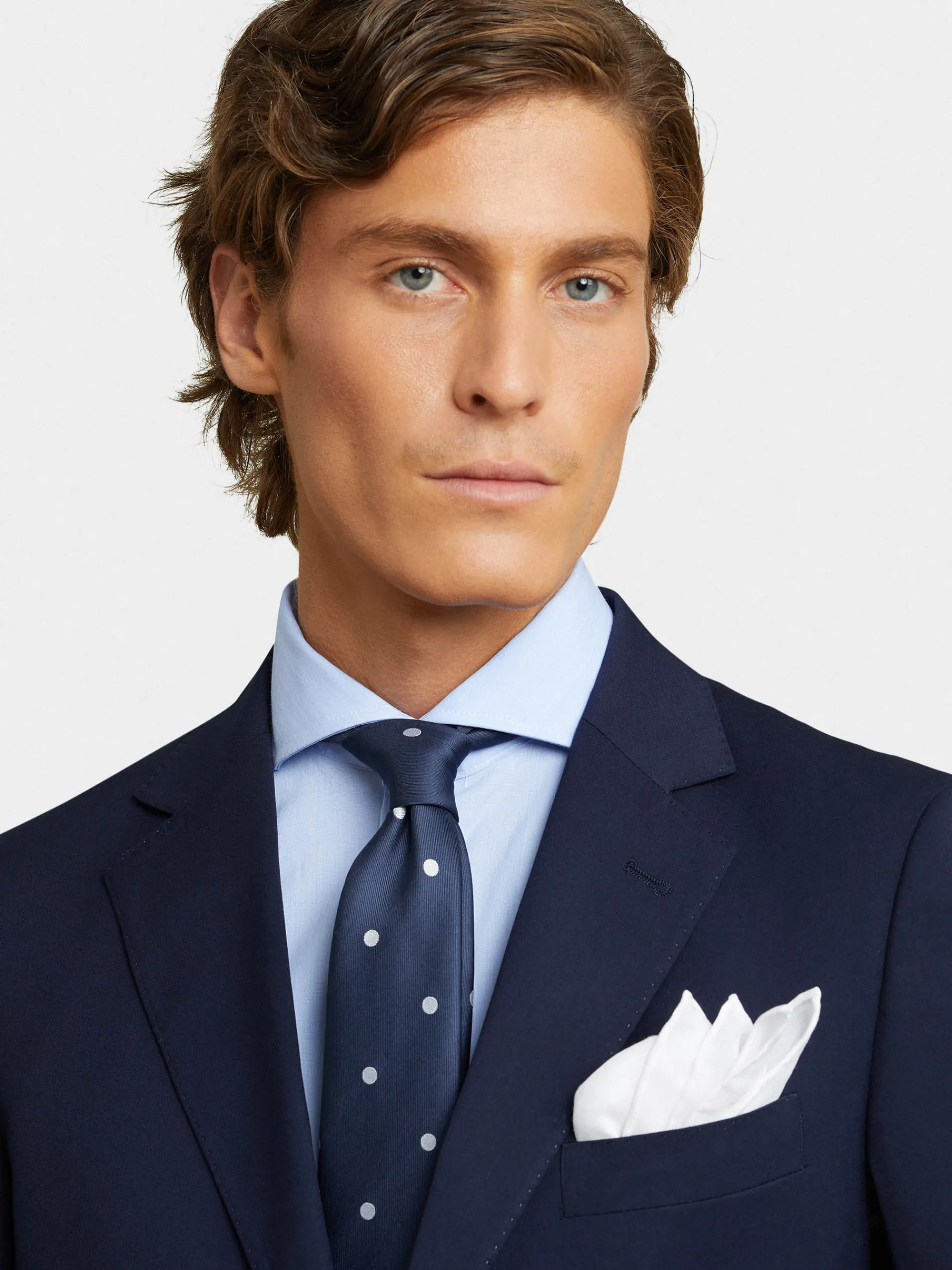 Trajes|Trajes-Alvaro Moreno AMERICANA PLAIN SLIM Azul Marino