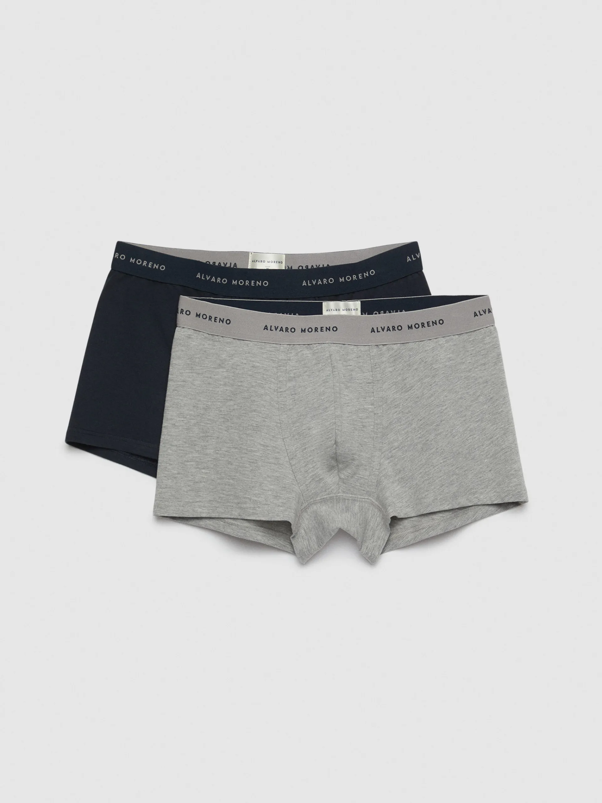 Ropa Interior-Alvaro Moreno BOXER BASIC Azul Marino