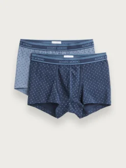 Ropa Interior-Alvaro Moreno BOXER FLOWERS Azul Marino