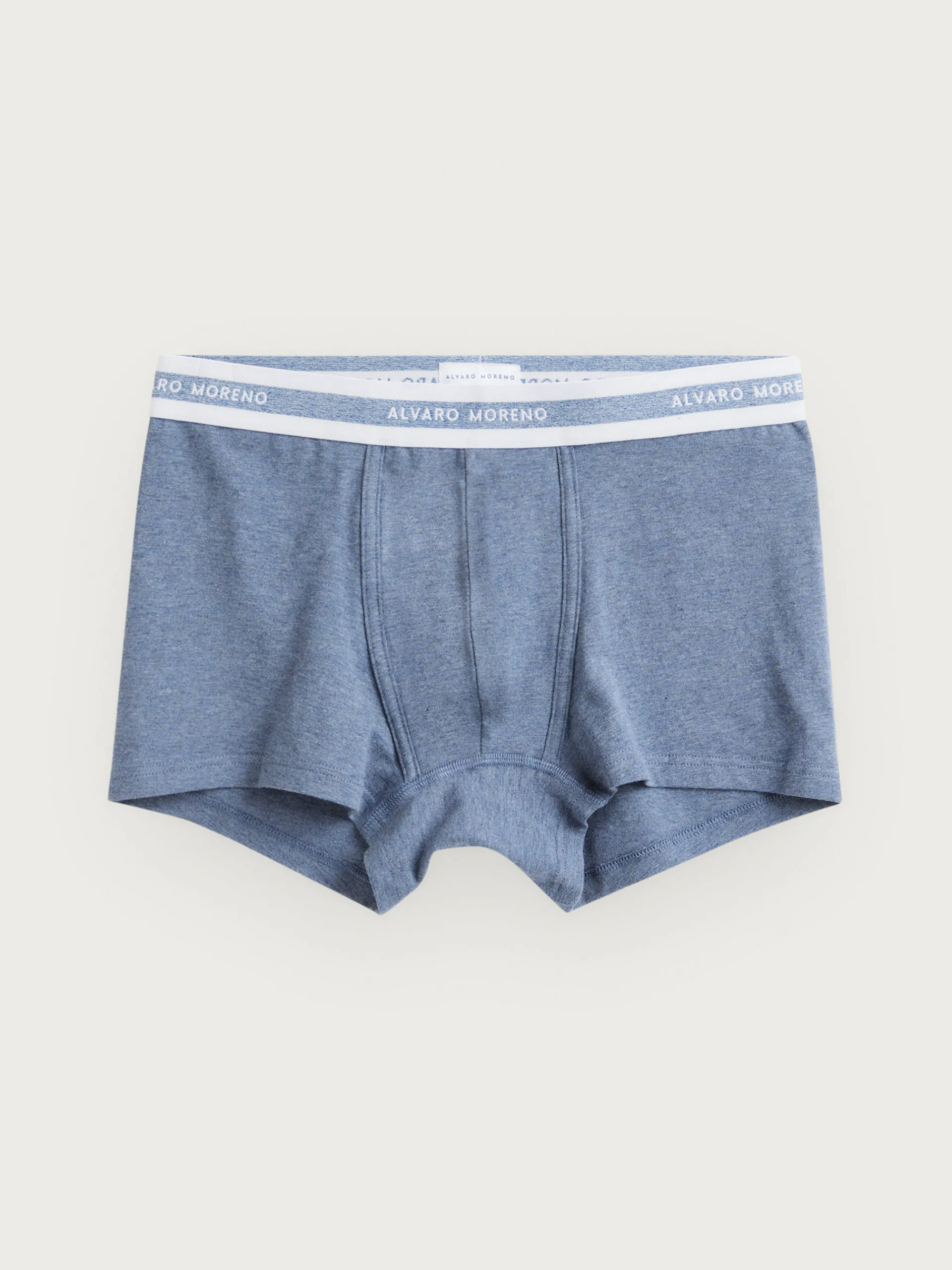 Ropa Interior-Alvaro Moreno BOXER MELANGE Gris