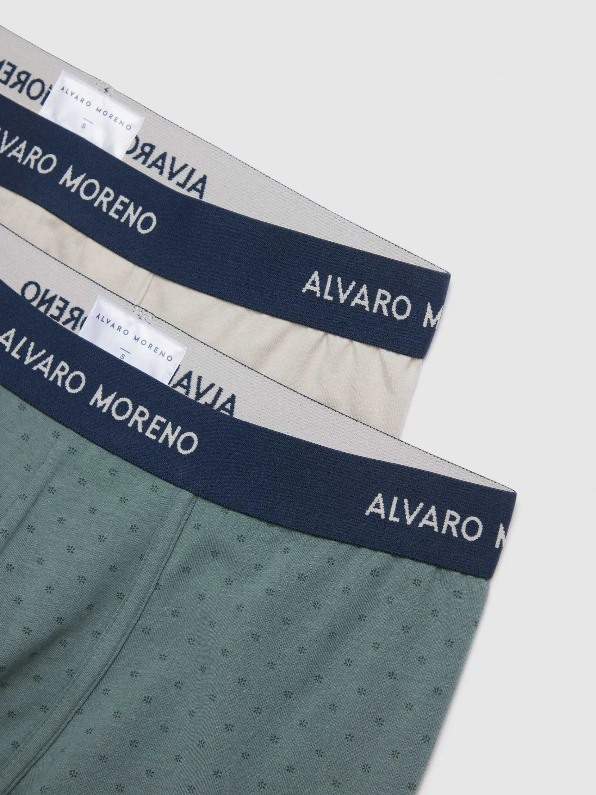 Ropa Interior-Alvaro Moreno BOXER NATURE Verde