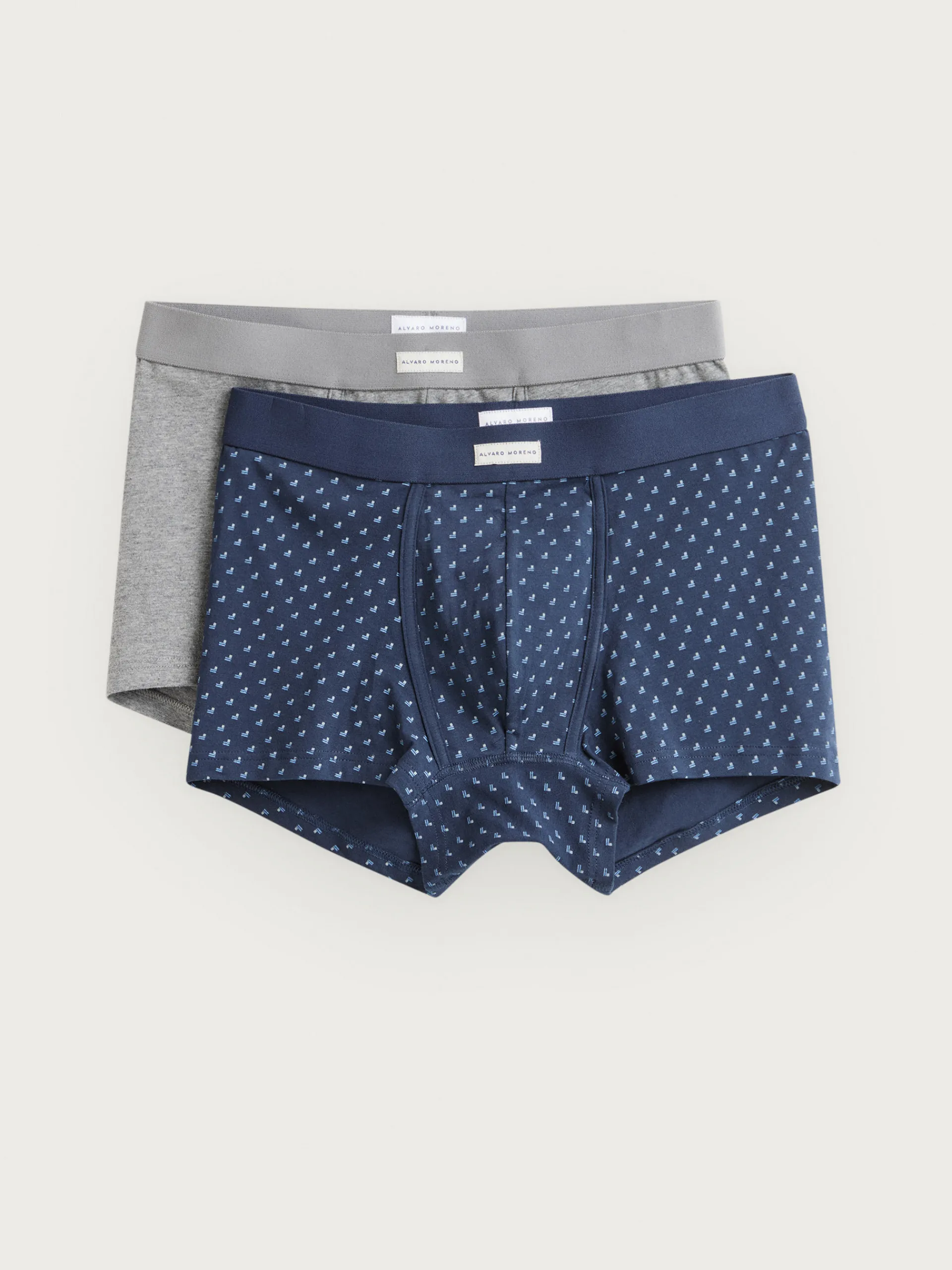Ropa Interior-Alvaro Moreno BOXER TIPS Azul Marino
