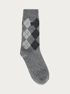 Calcetines-Alvaro Moreno CALCETINES ROMBOS Gris