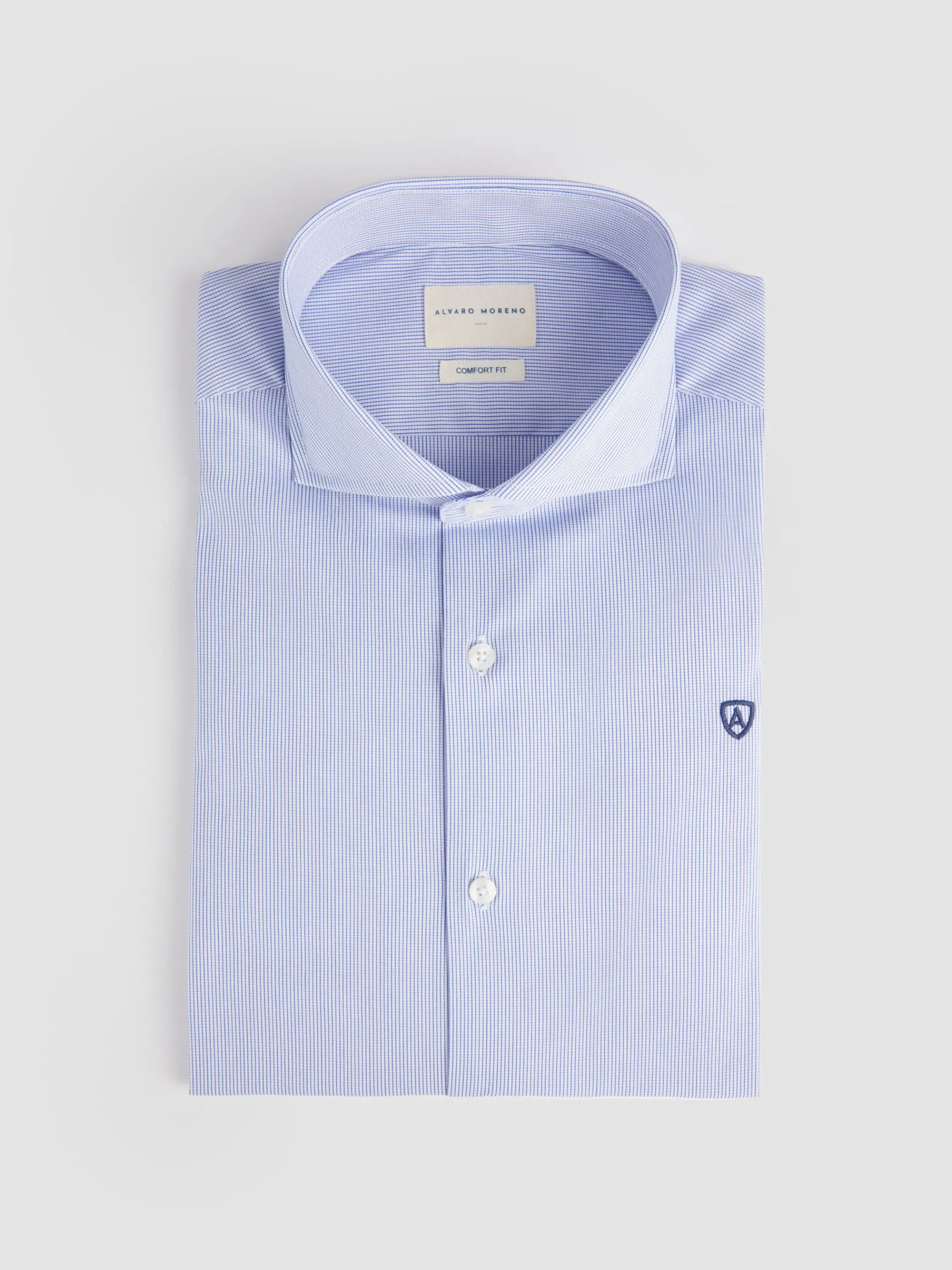Camisas Vestir|Camisas Vestir-Alvaro Moreno CAMISA COMFORT CHECKS Azul