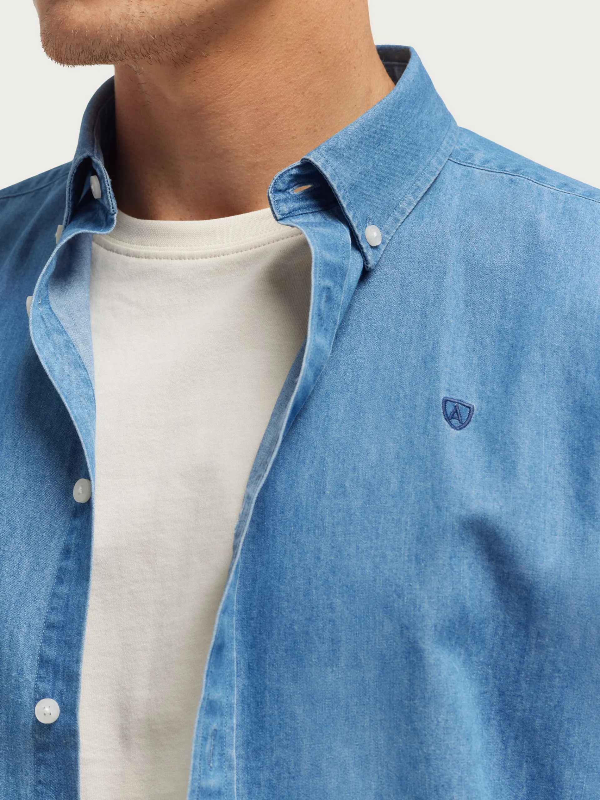 Casual-Alvaro Moreno CAMISA DENIM B.DOWN Azul