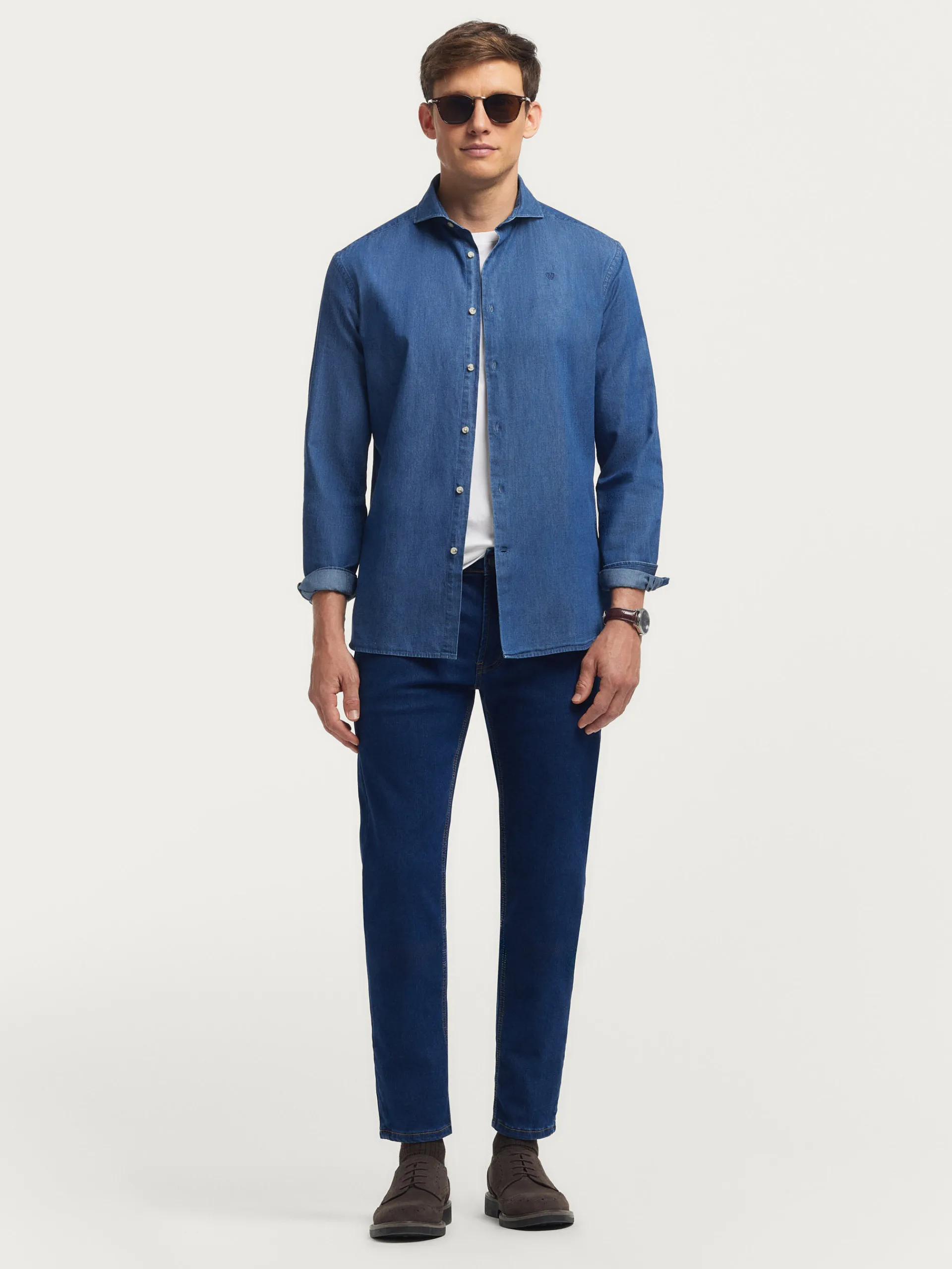 Casual-Alvaro Moreno CAMISA DENIM JACK Azul Marino
