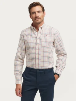 Franela-Alvaro Moreno CAMISA FLANNEL CHECKS Burdeos
