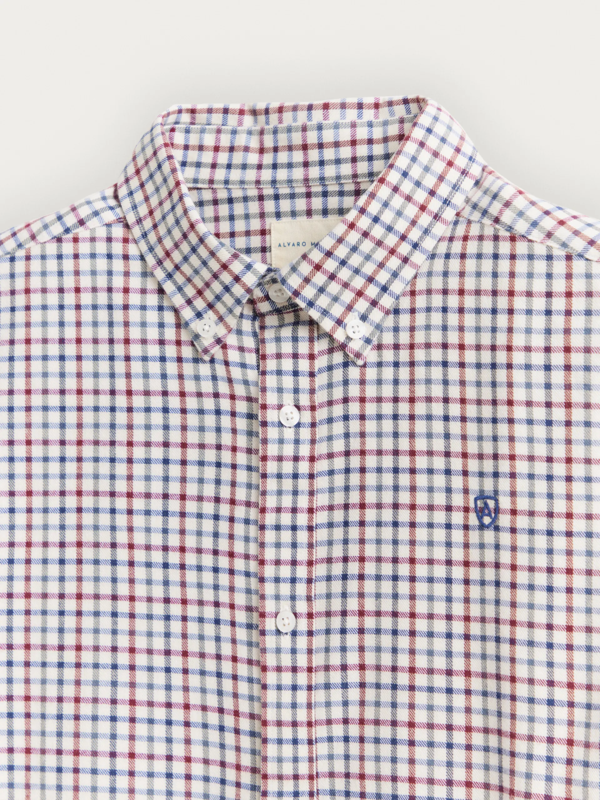 Franela-Alvaro Moreno CAMISA FLANNEL CHECKS Burdeos