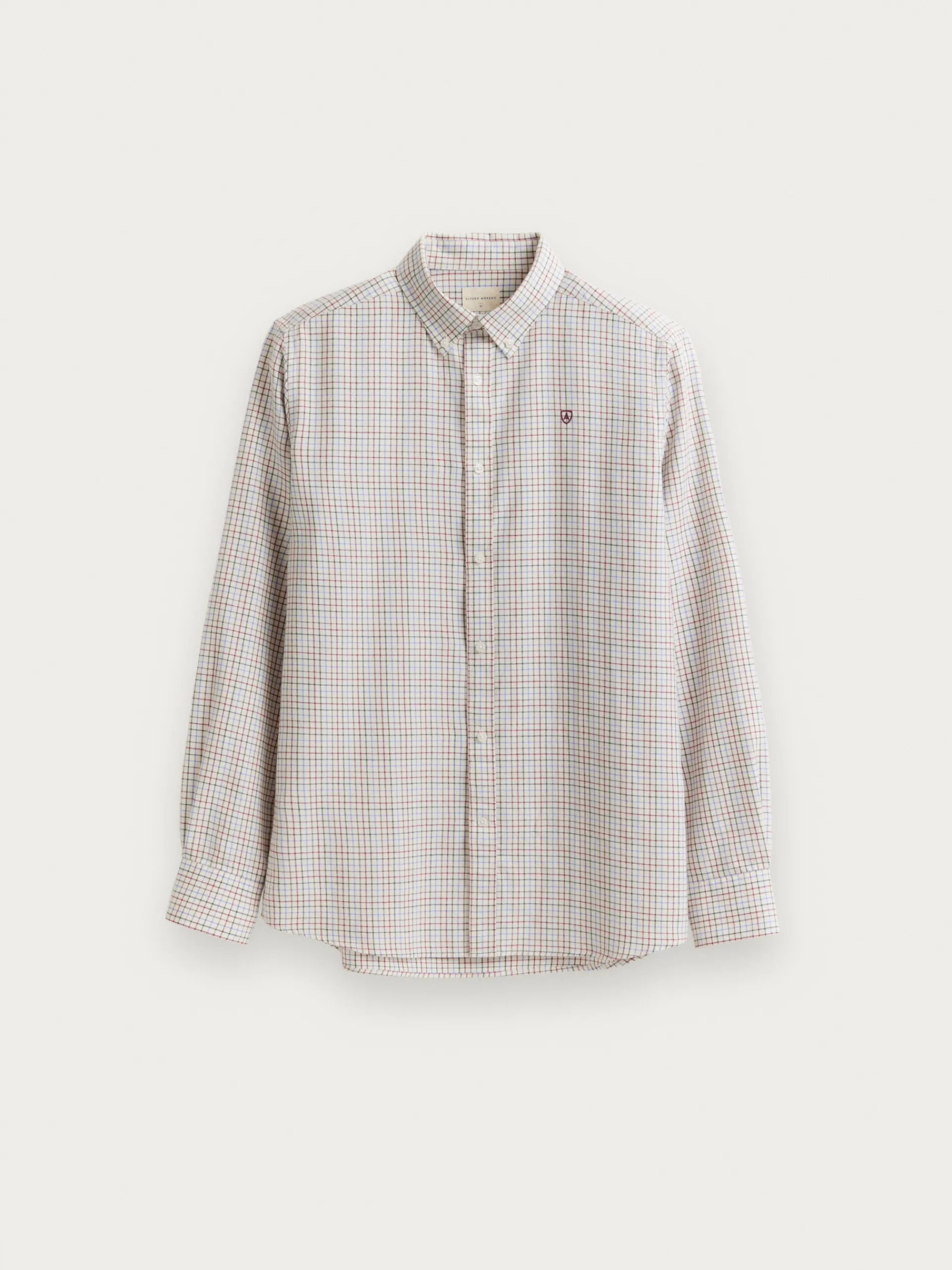 Franela-Alvaro Moreno CAMISA FLANNEL CHECKS Burdeos