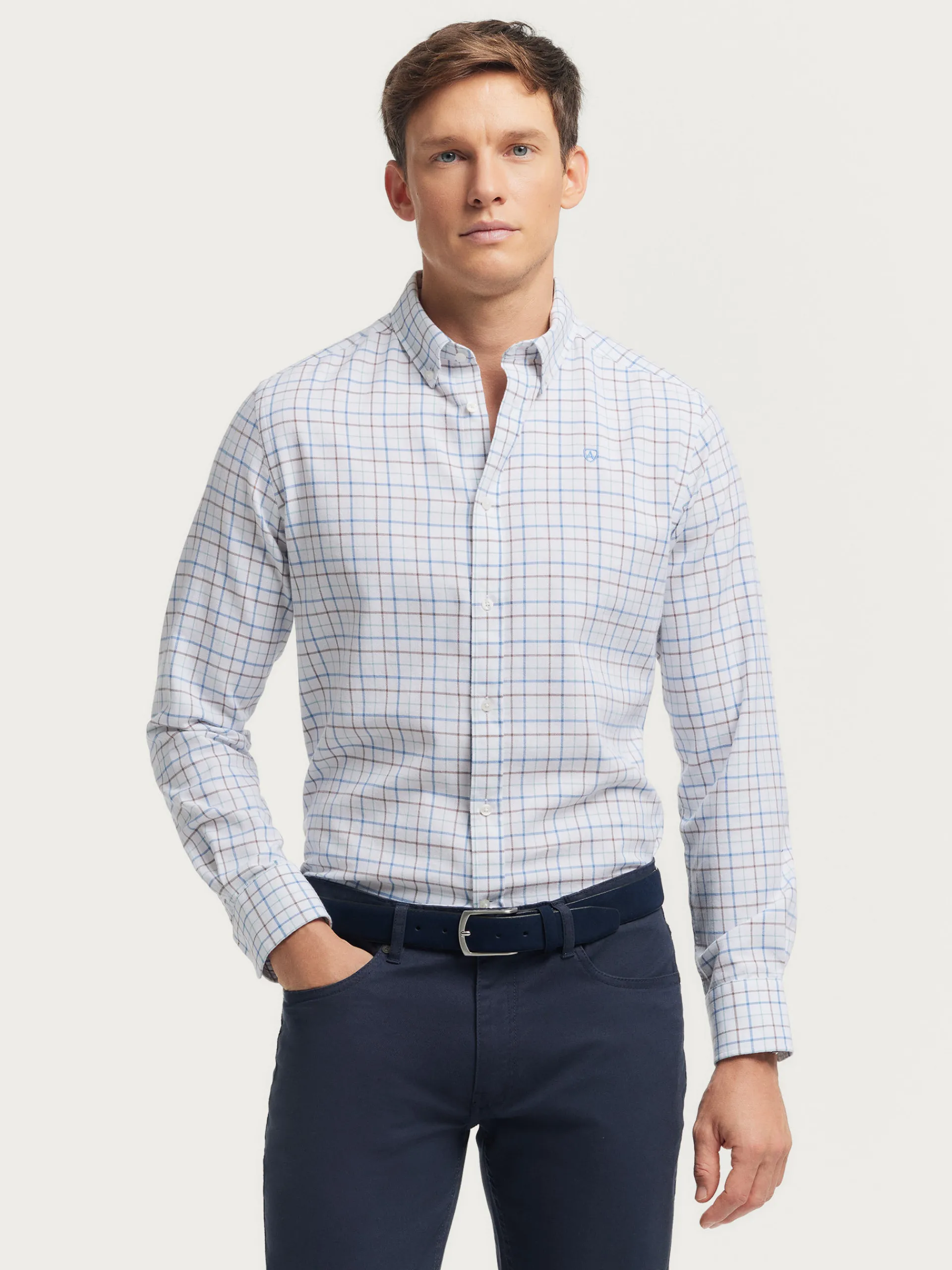 Franela-Alvaro Moreno CAMISA FLANNEL CHECKS Verde