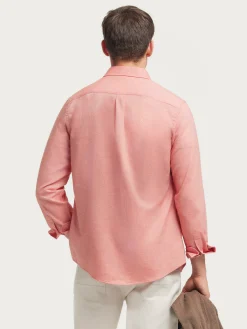 Franela-Alvaro Moreno CAMISA FLANNEL TWILL Coral
