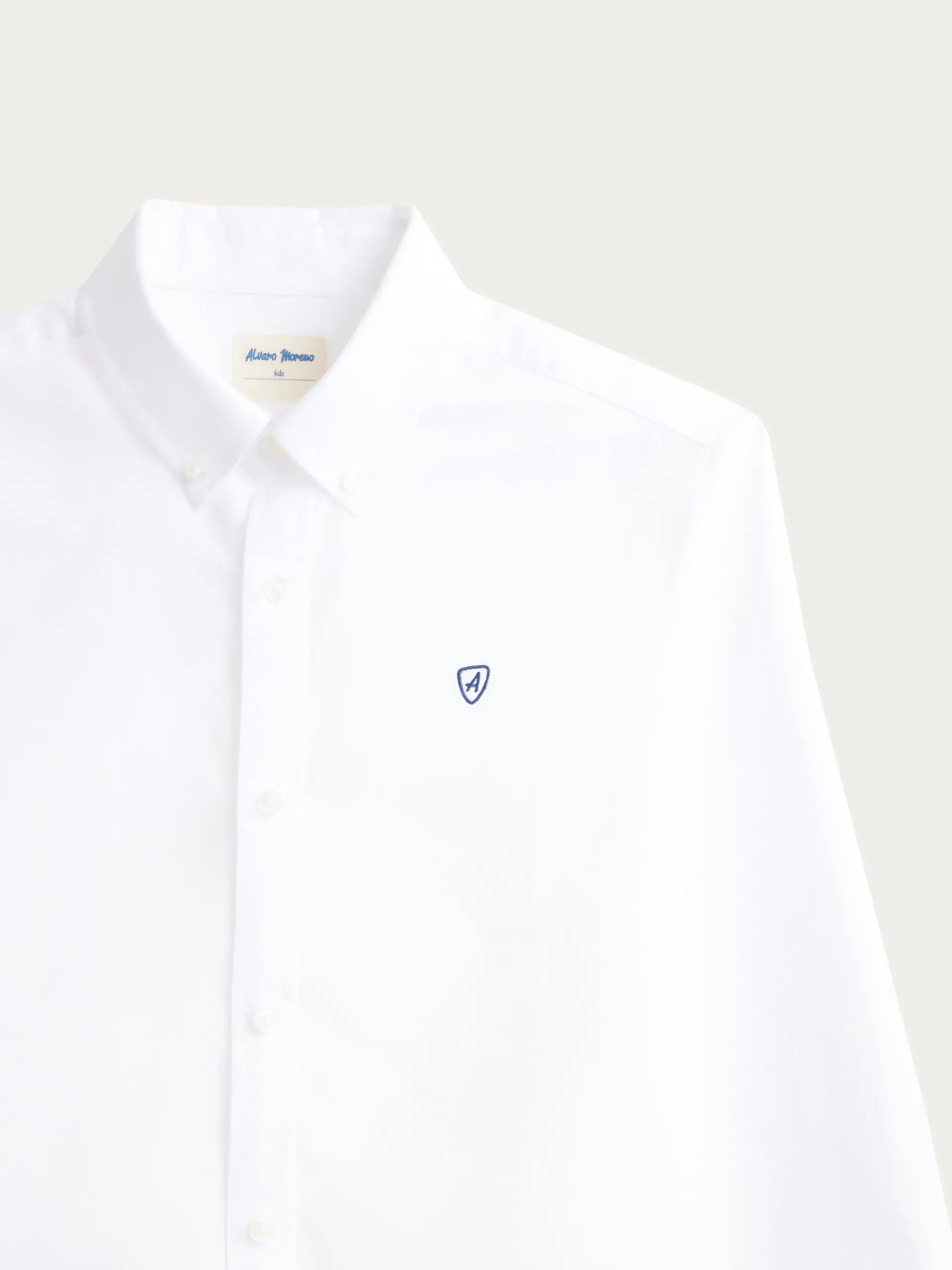 Camisas-Alvaro Moreno CAMISA OXFORD BASIC KIDS Blanco