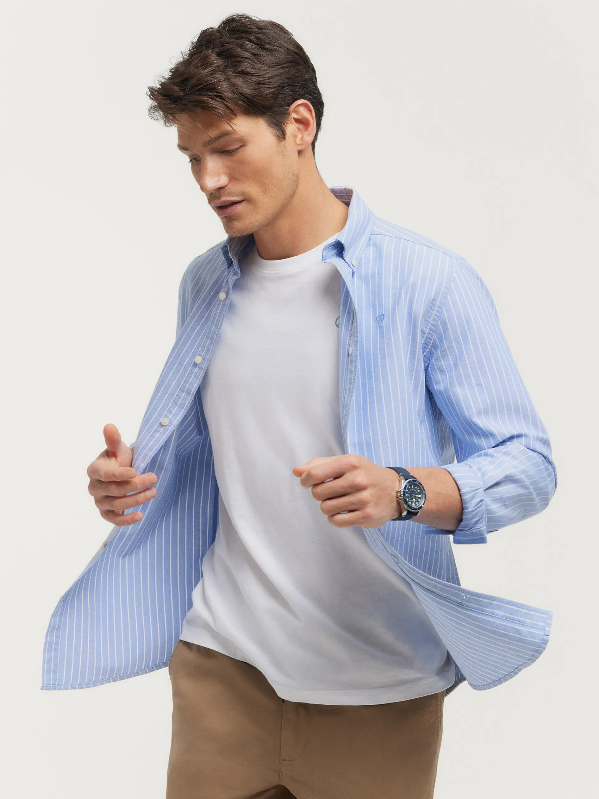 Oxford-Alvaro Moreno CAMISA OXFORD CLUB Azul