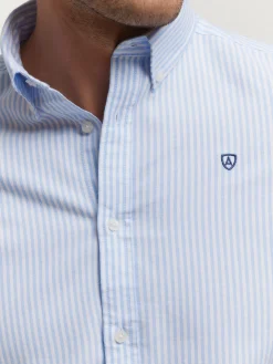 Oxford-Alvaro Moreno CAMISA OXFORD RAYAS Celeste