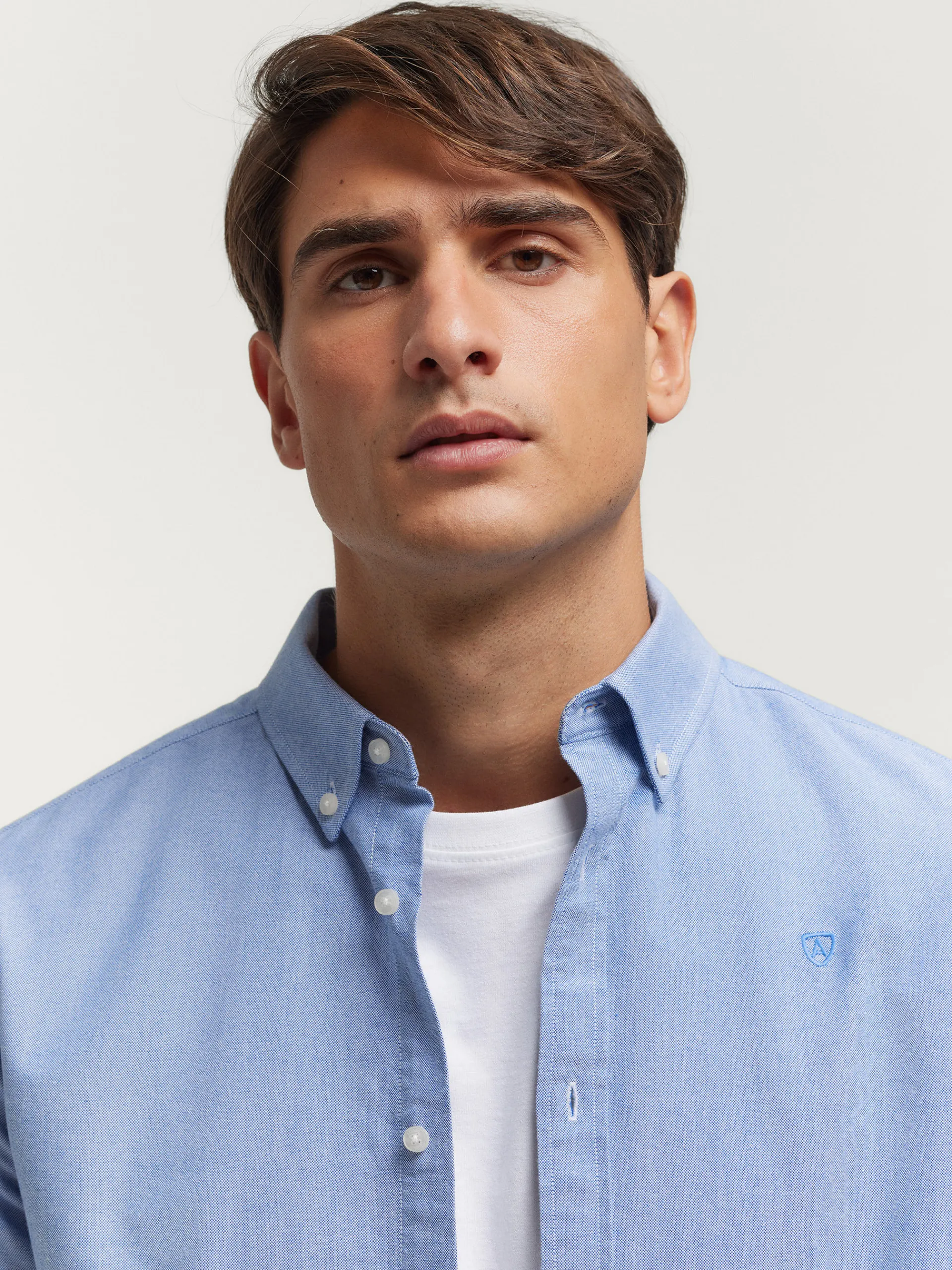 Oxford-Alvaro Moreno CAMISA OXFORD SOLID Azul