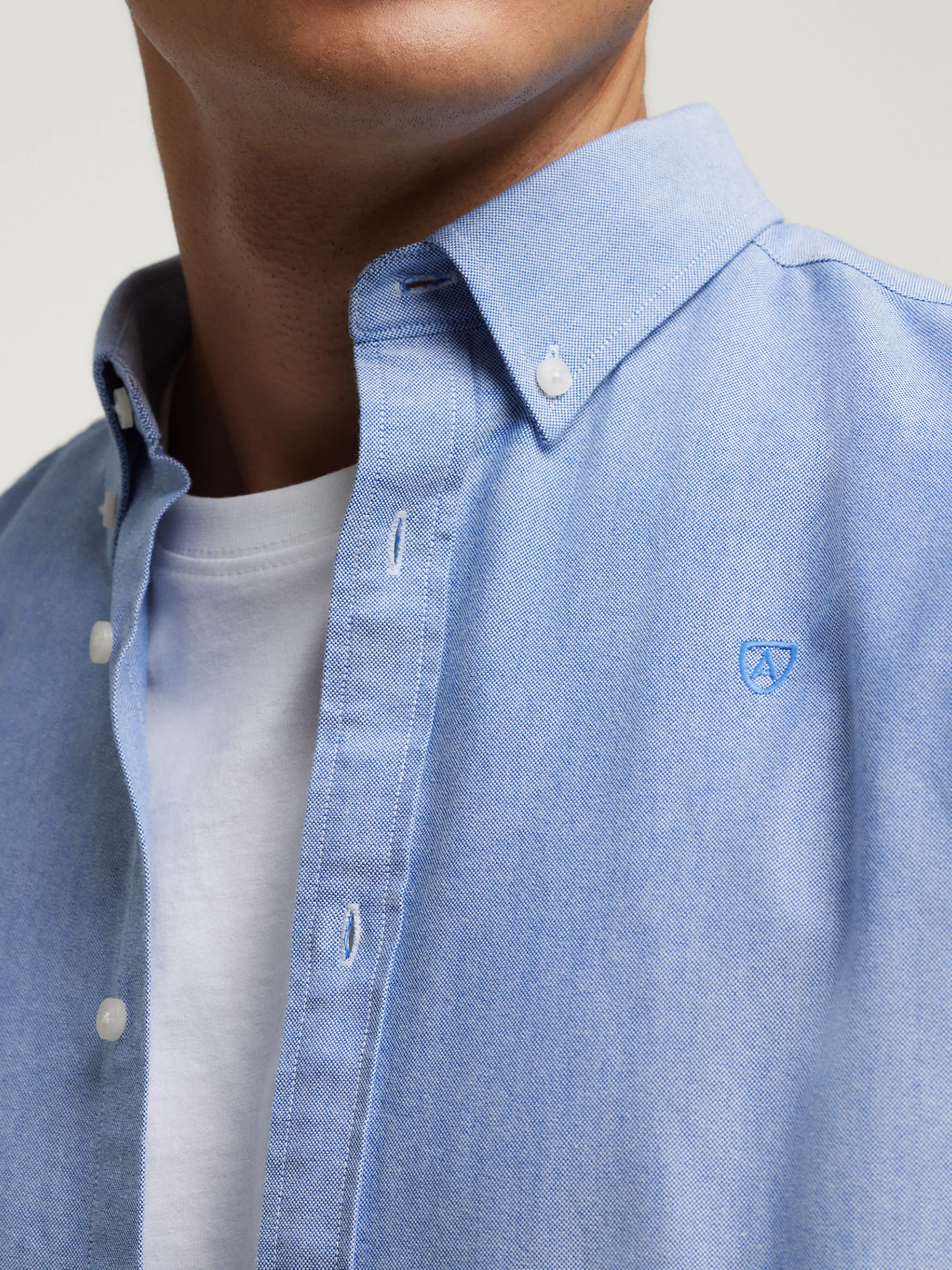 Oxford-Alvaro Moreno CAMISA OXFORD SOLID Azul