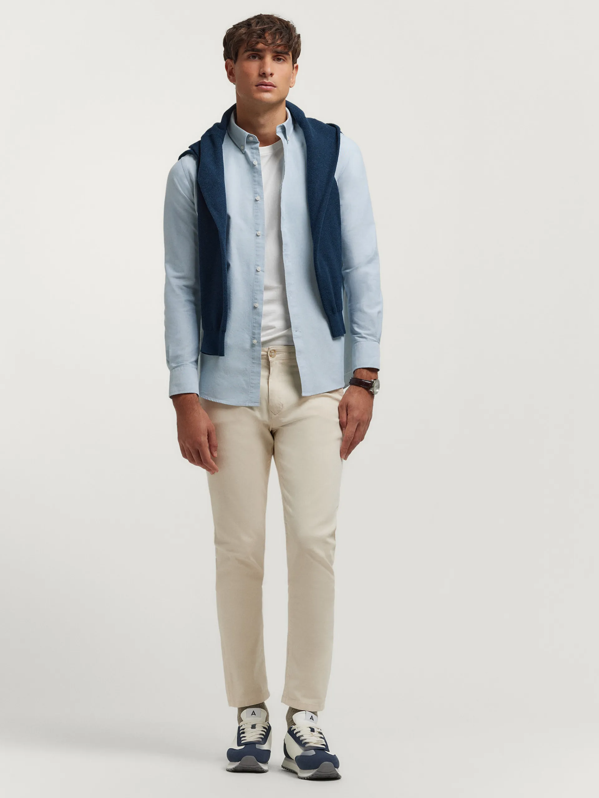 Oxford-Alvaro Moreno CAMISA OXFORD SOLID Azul