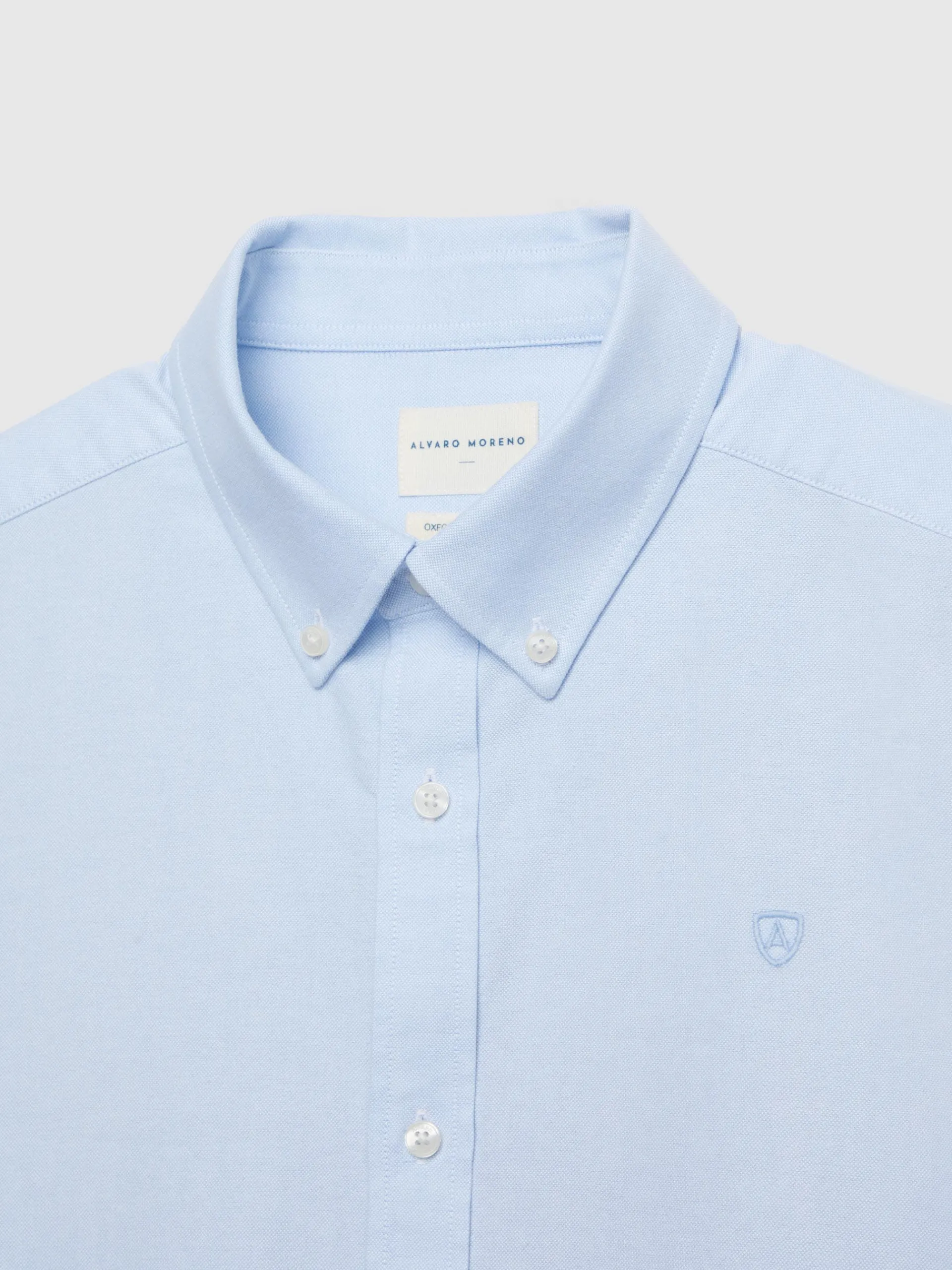 Oxford-Alvaro Moreno CAMISA OXFORD SOLID Celeste