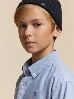 Camisas-Alvaro Moreno CAMISA OXFORD SOLID KIDS Azul