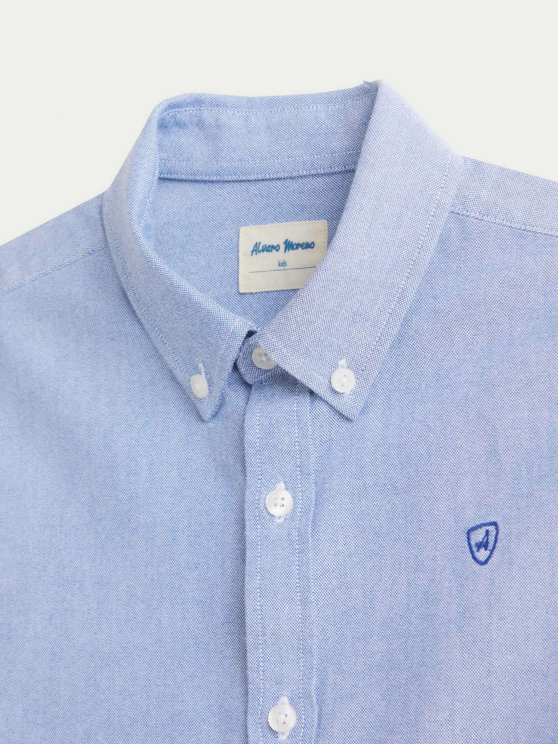 Camisas-Alvaro Moreno CAMISA OXFORD SOLID KIDS Azul