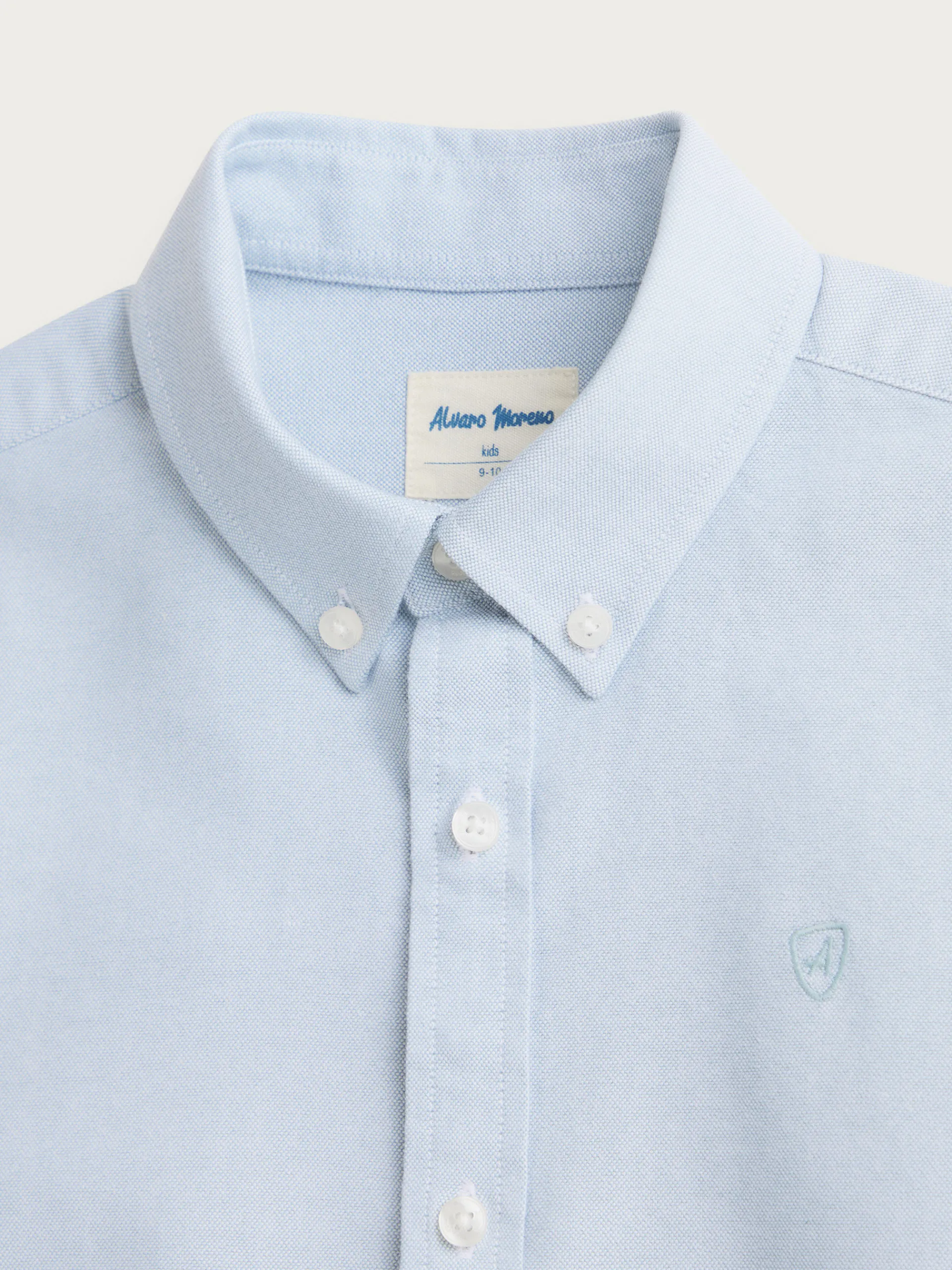 Camisas-Alvaro Moreno CAMISA OXFORD SOLID KIDS Azul