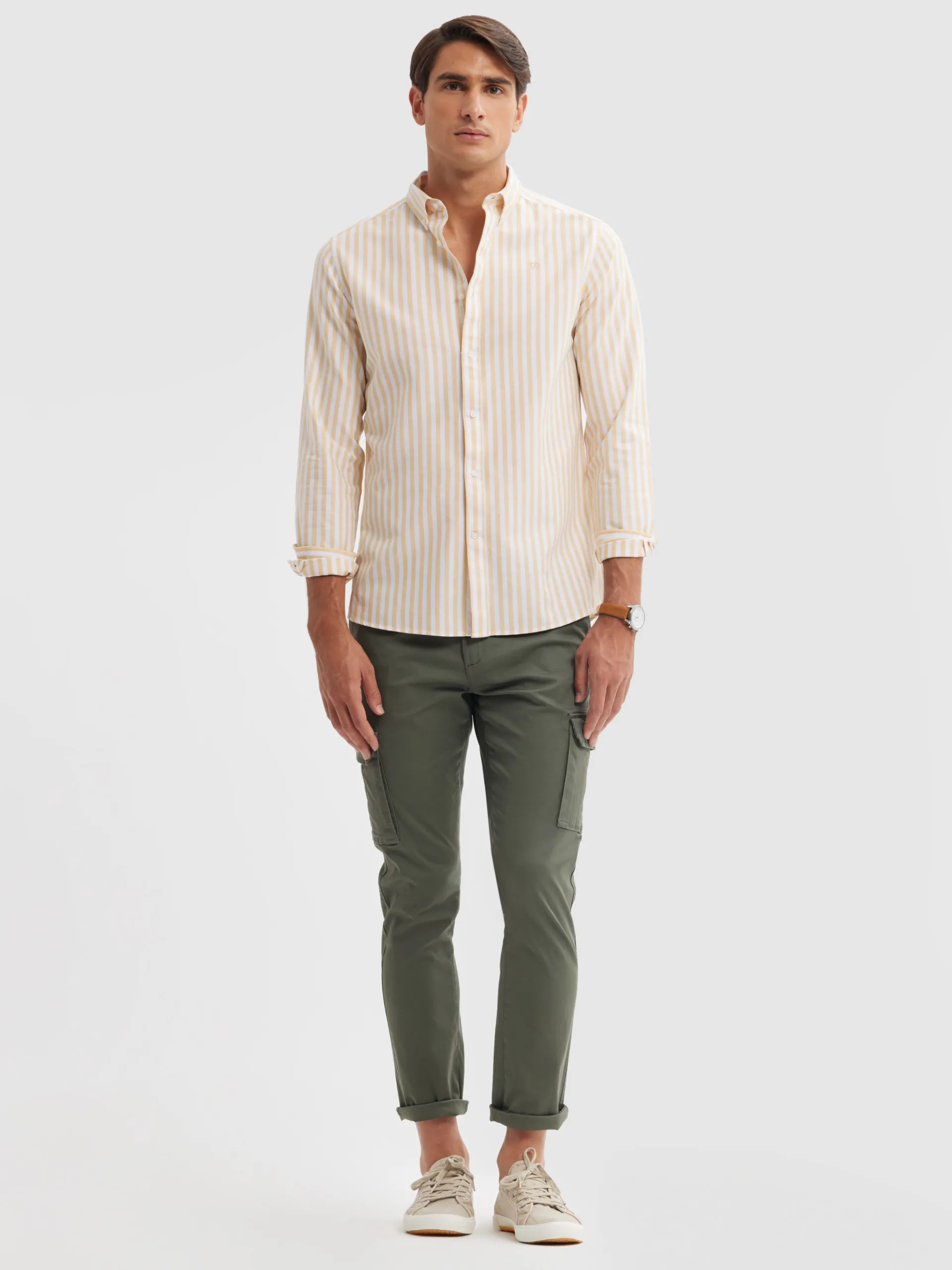 Oxford-Alvaro Moreno CAMISA OXFORD SUNSET Amarillo