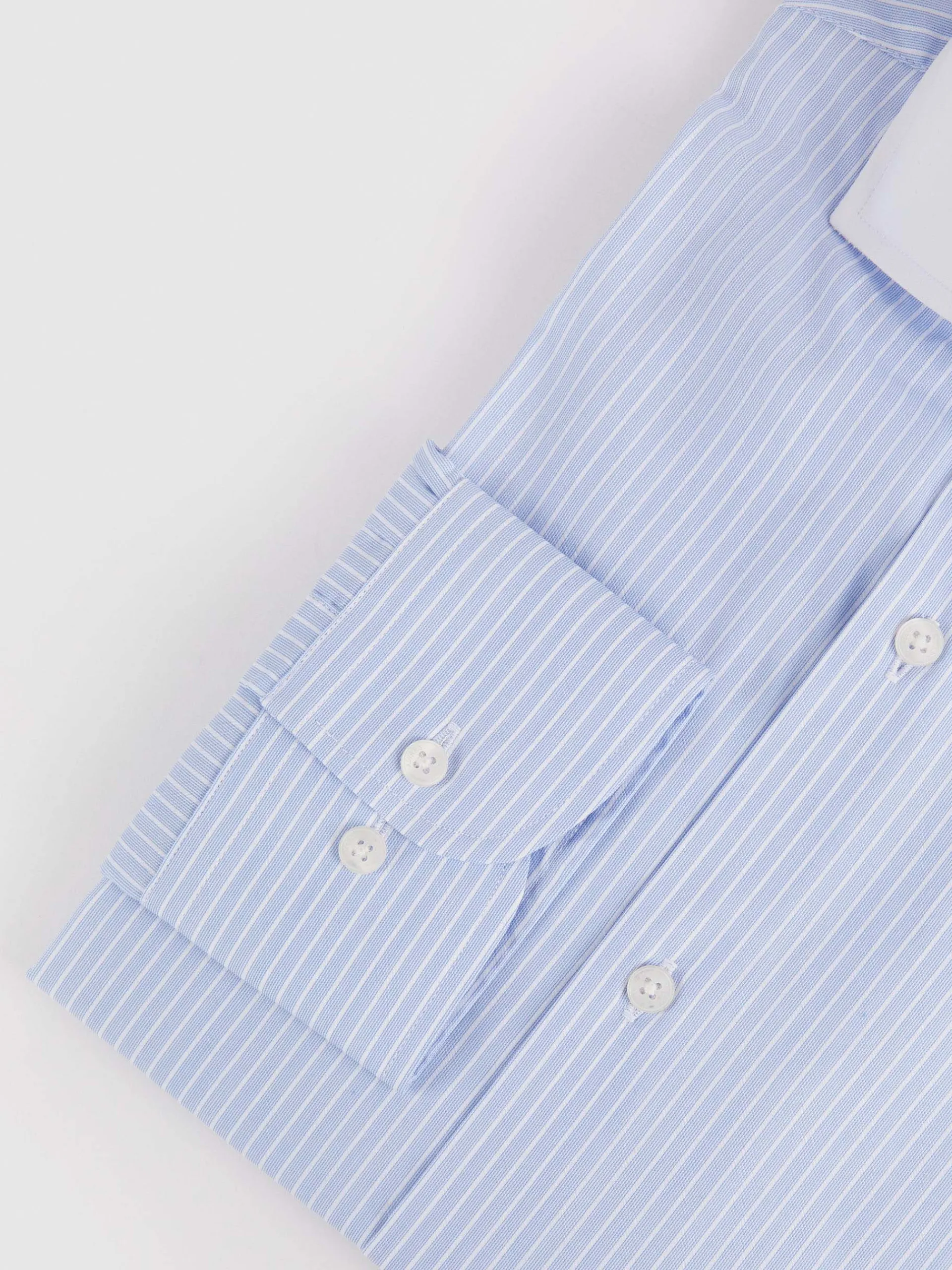 Camisas Vestir|Camisas Vestir-Alvaro Moreno CAMISA RAYAS C. BLANCO Celeste