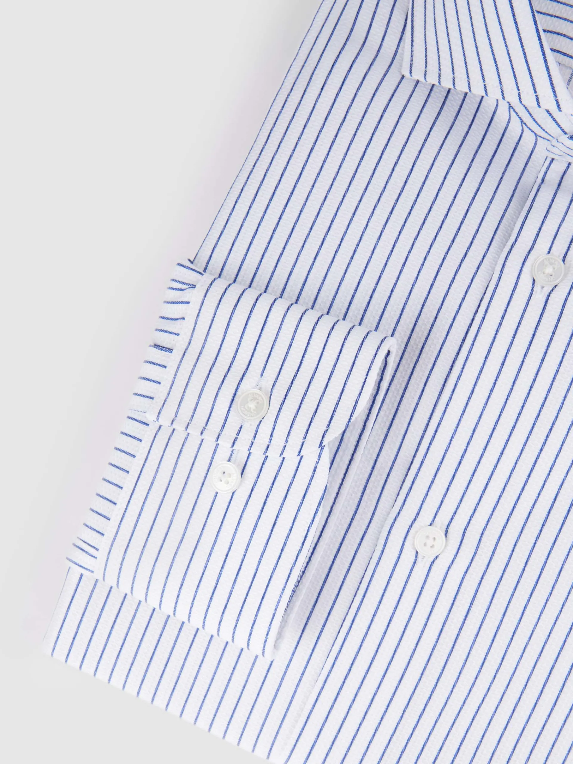 Camisas Vestir|Camisas Vestir-Alvaro Moreno CAMISA RAYAS DOBBY Azul