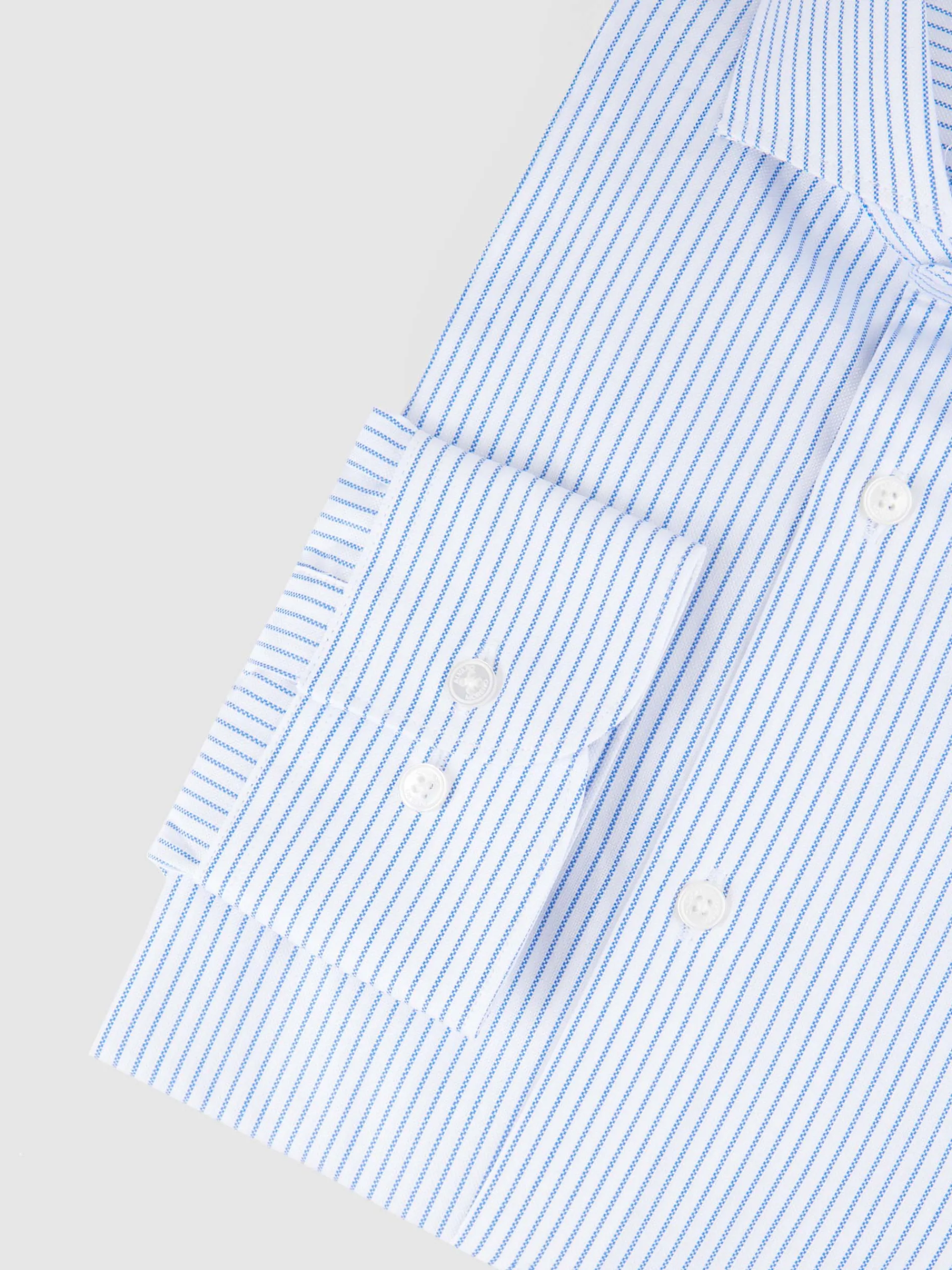 Camisas Vestir|Camisas Vestir-Alvaro Moreno CAMISA RAYAS PANAMA Azul