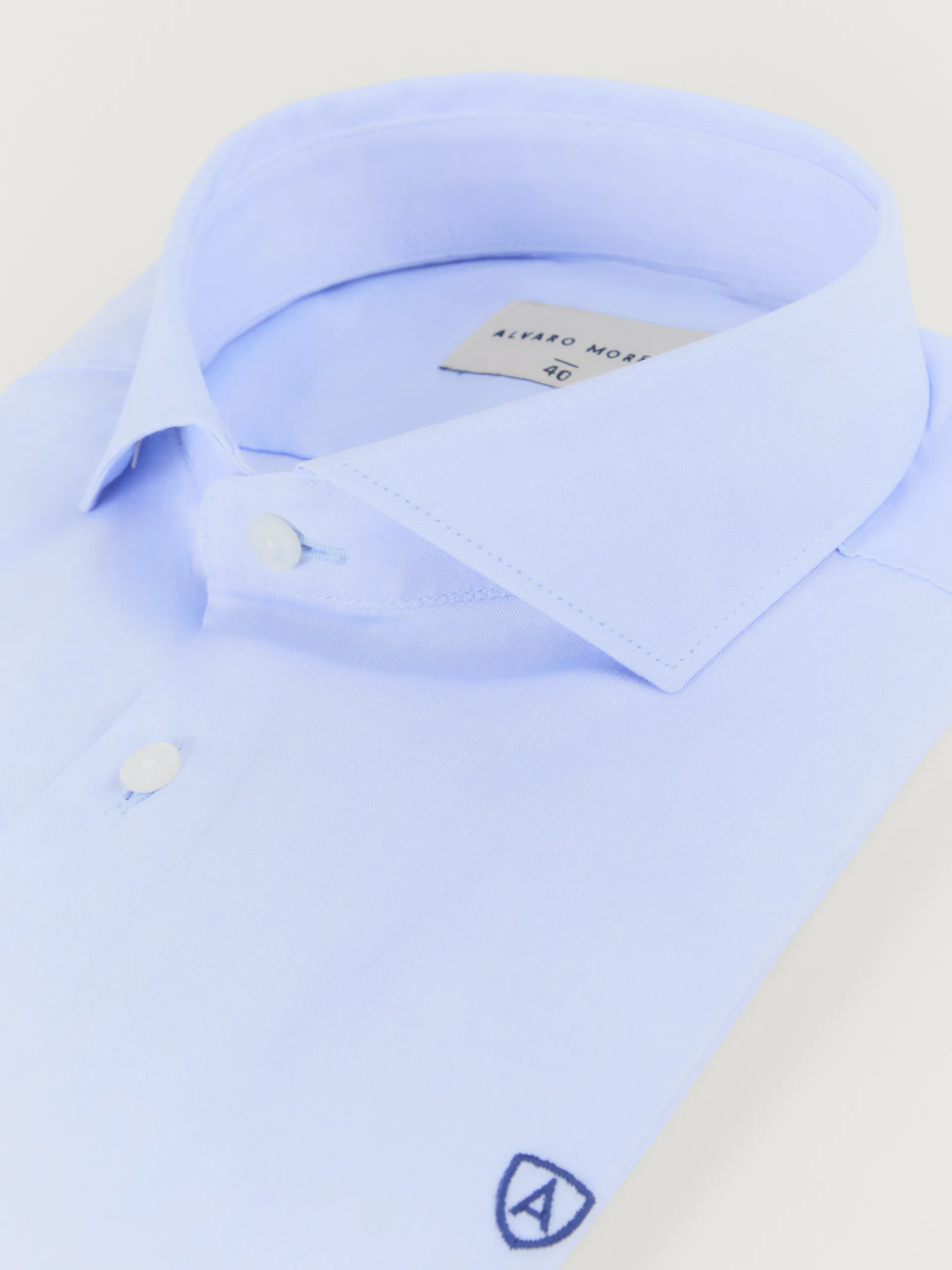 Camisas Vestir|Camisas Vestir-Alvaro Moreno CAMISA VESTIR P.POINT Celeste