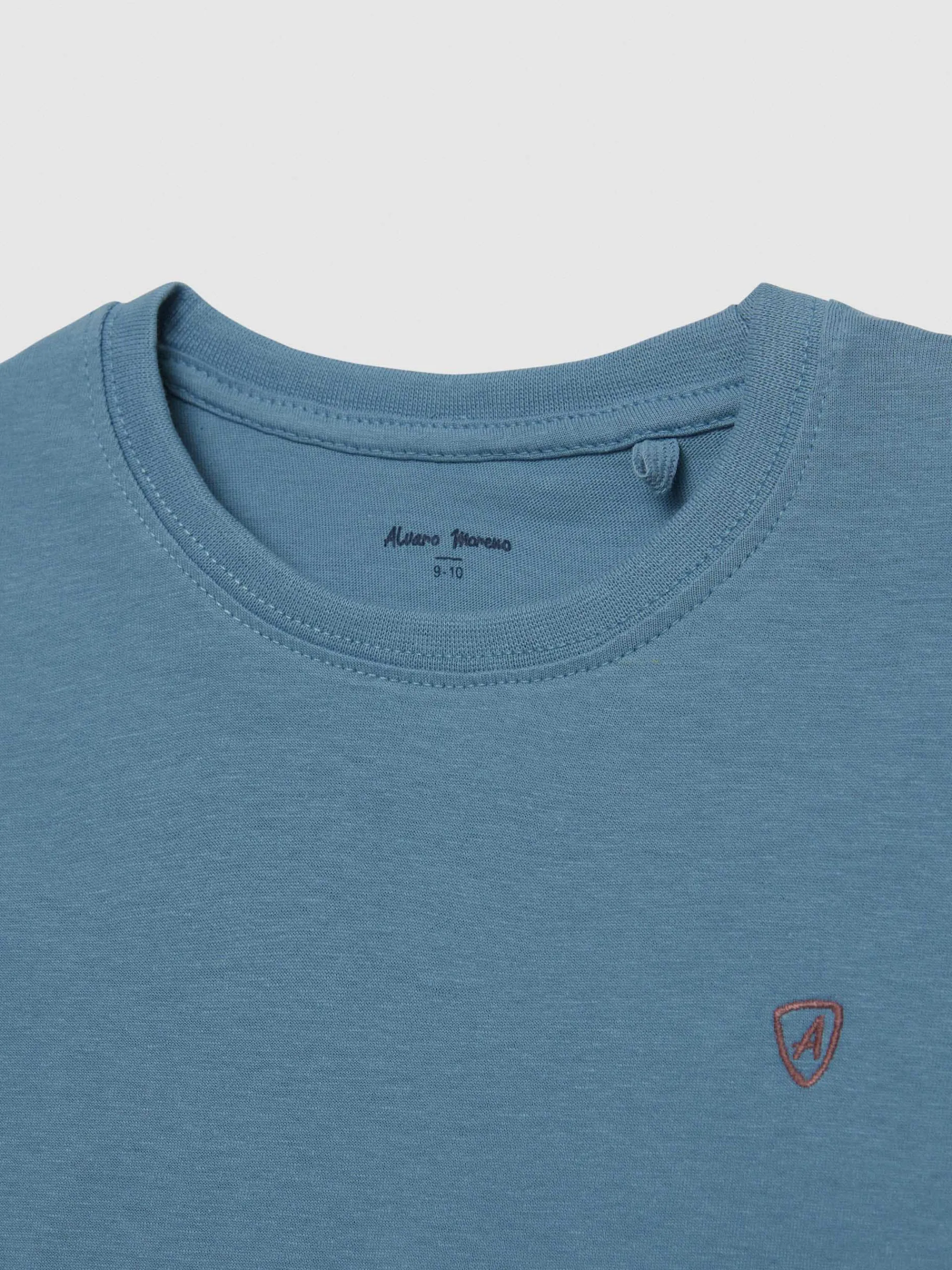 Camisetas-Alvaro Moreno CAMISETA BASIC KIDS Celeste