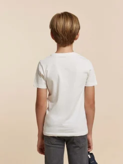 Camisetas-Alvaro Moreno CAMISETA BASICA KIDS Crudo