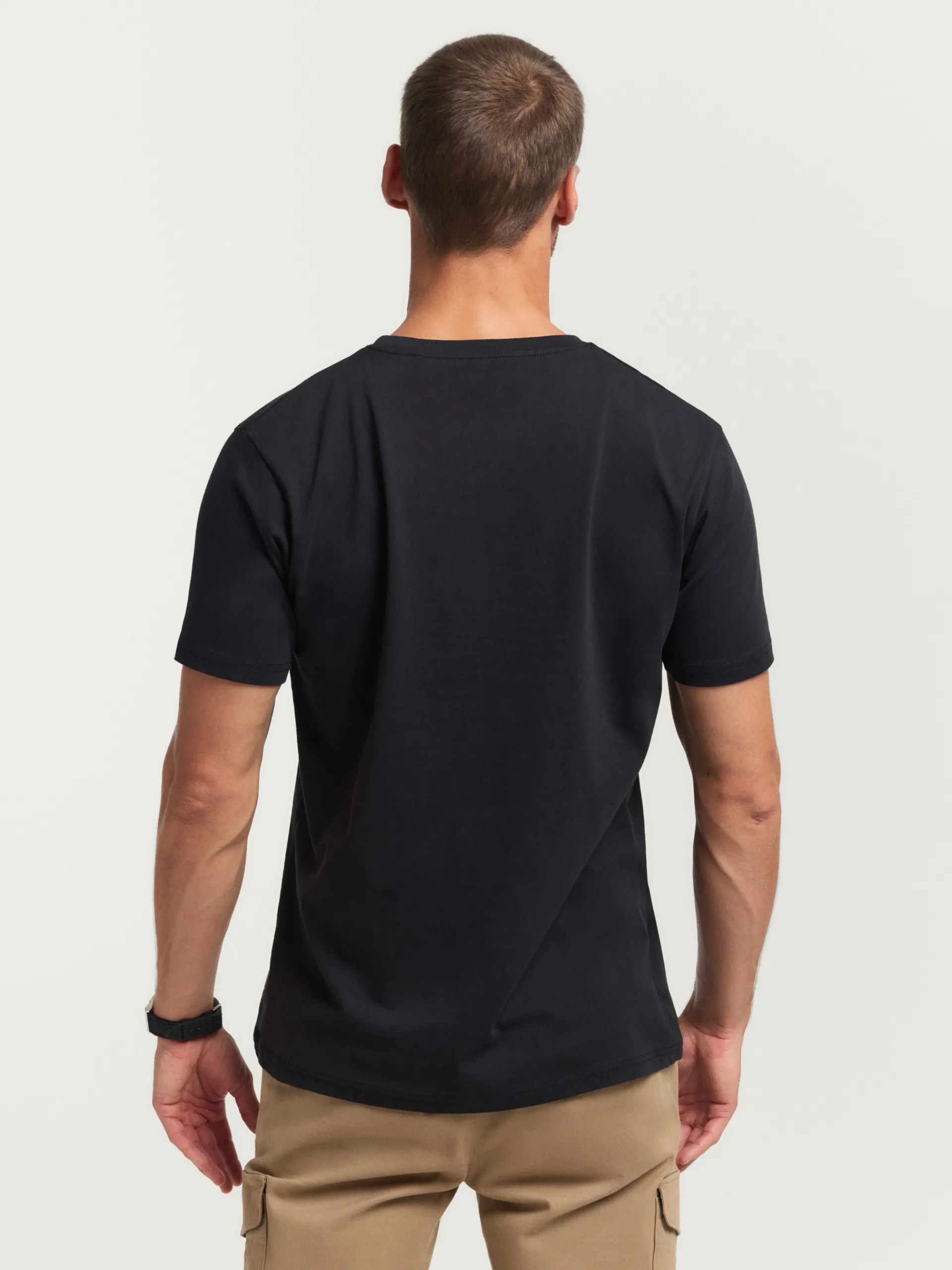 Camisetas-Alvaro Moreno CAMISETA BASICA Negro