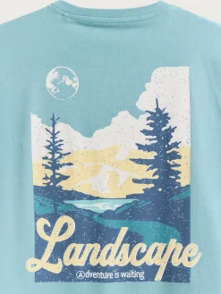 Camisetas-Alvaro Moreno CAMISETA LANDSCAPE Verde Agua