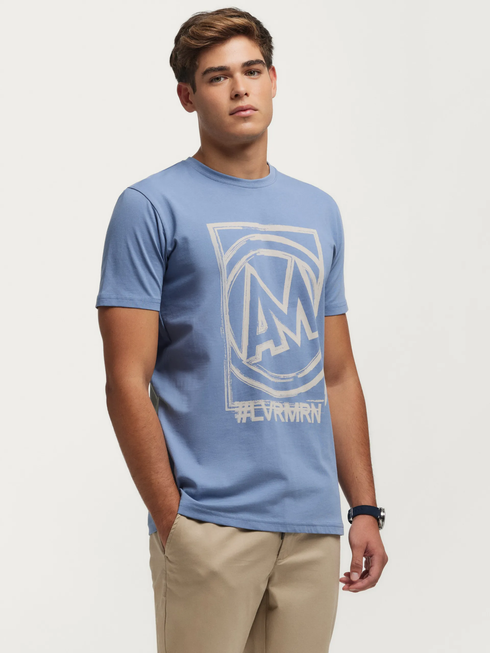 Teen|Camisetas-Alvaro Moreno CAMISETA LOGO Azul