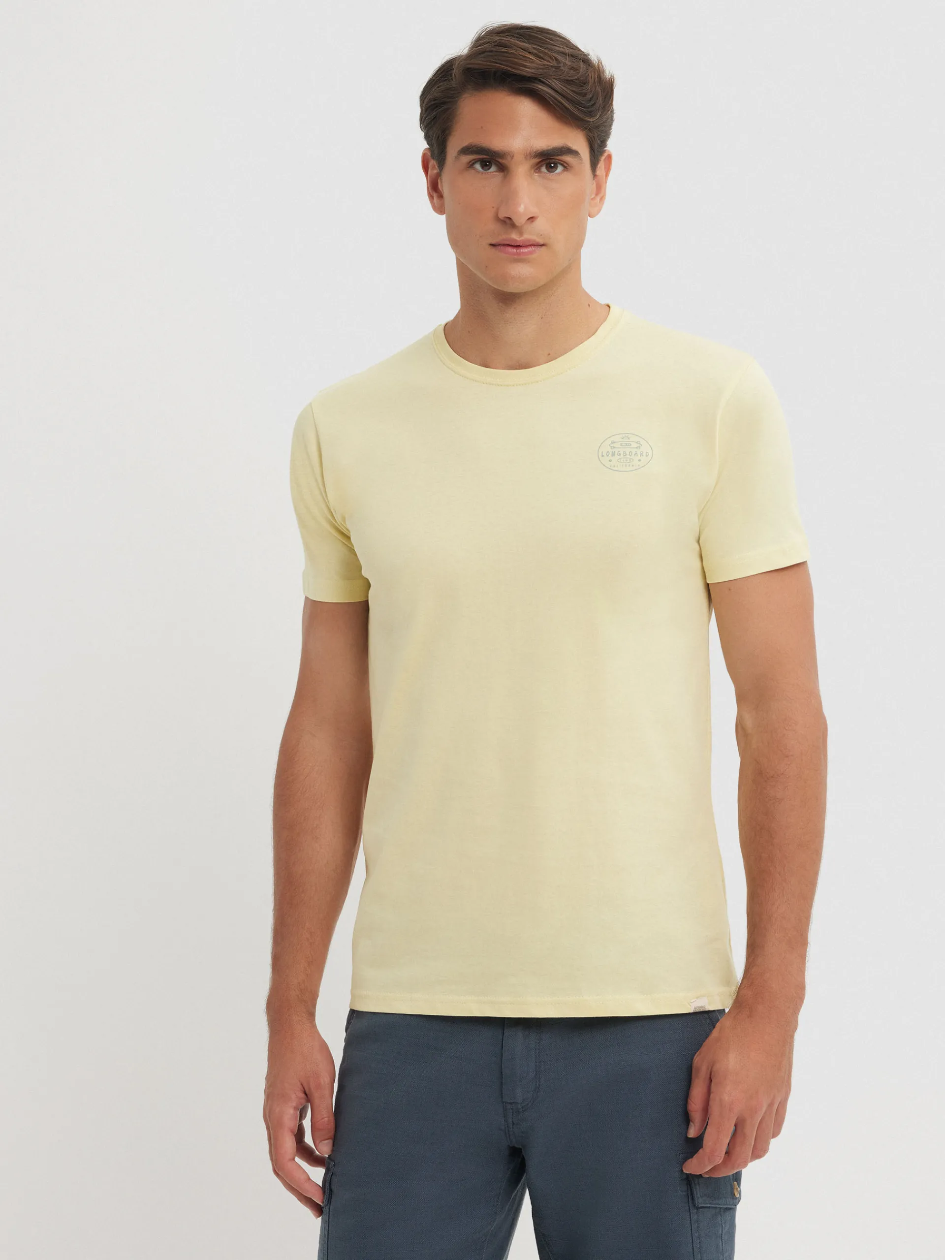 Camisetas-Alvaro Moreno CAMISETA LONGBOARD Amarillo
