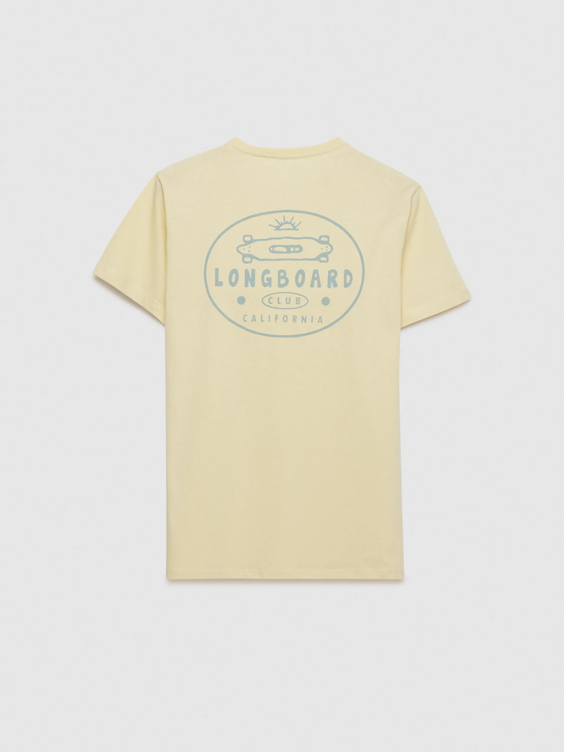 Camisetas-Alvaro Moreno CAMISETA LONGBOARD Amarillo