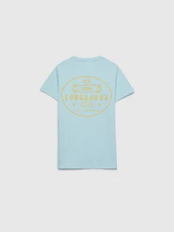 Camisetas-Alvaro Moreno CAMISETA LONGBOARD KIDS Verde Agua