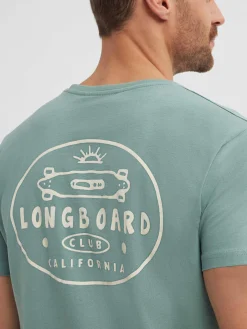 Camisetas-Alvaro Moreno CAMISETA LONGBOARD Verde